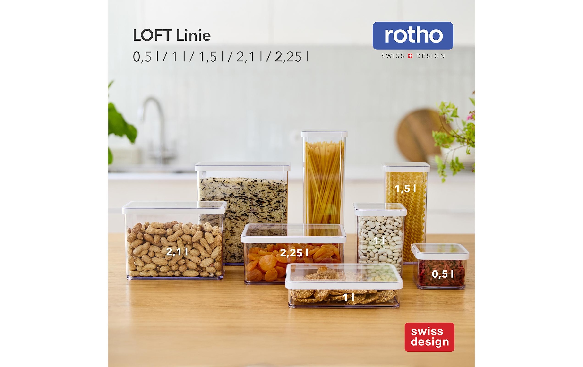 ROTHO Vorratsdose »Set Premium 24 tlg. Loft 27 l« 24 tlg.