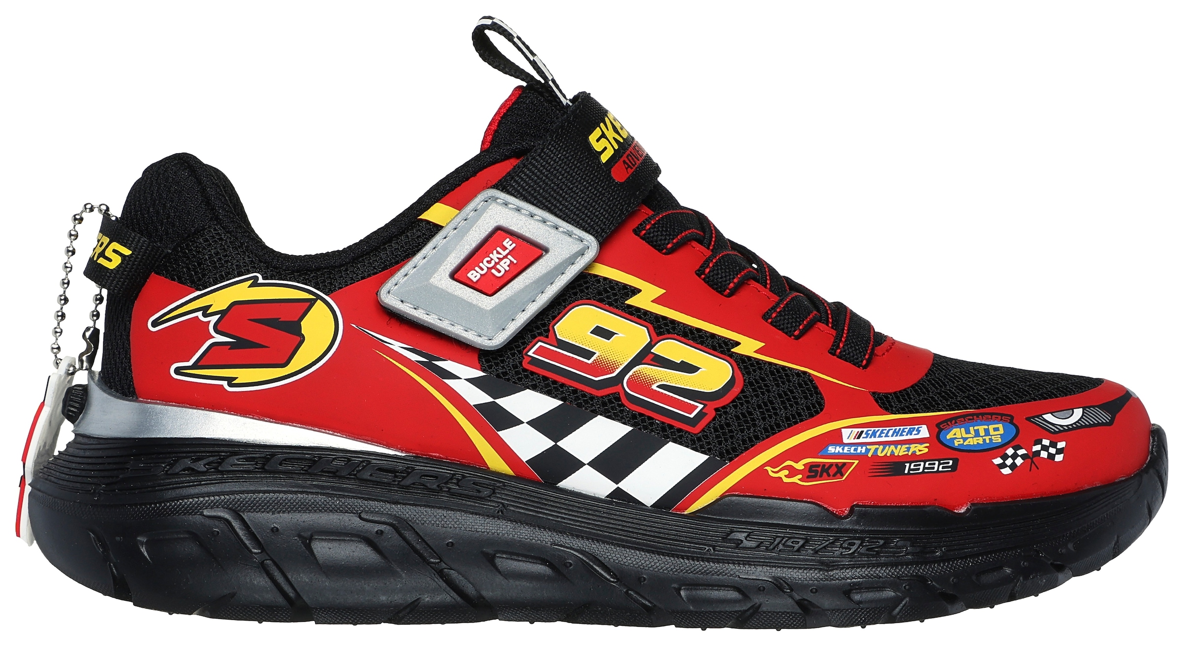 Skechers Sneakers »SKECH TRACKS«  Sneaker, Freizeitschuh mit Rennwagen, Grössenschablone zum Download