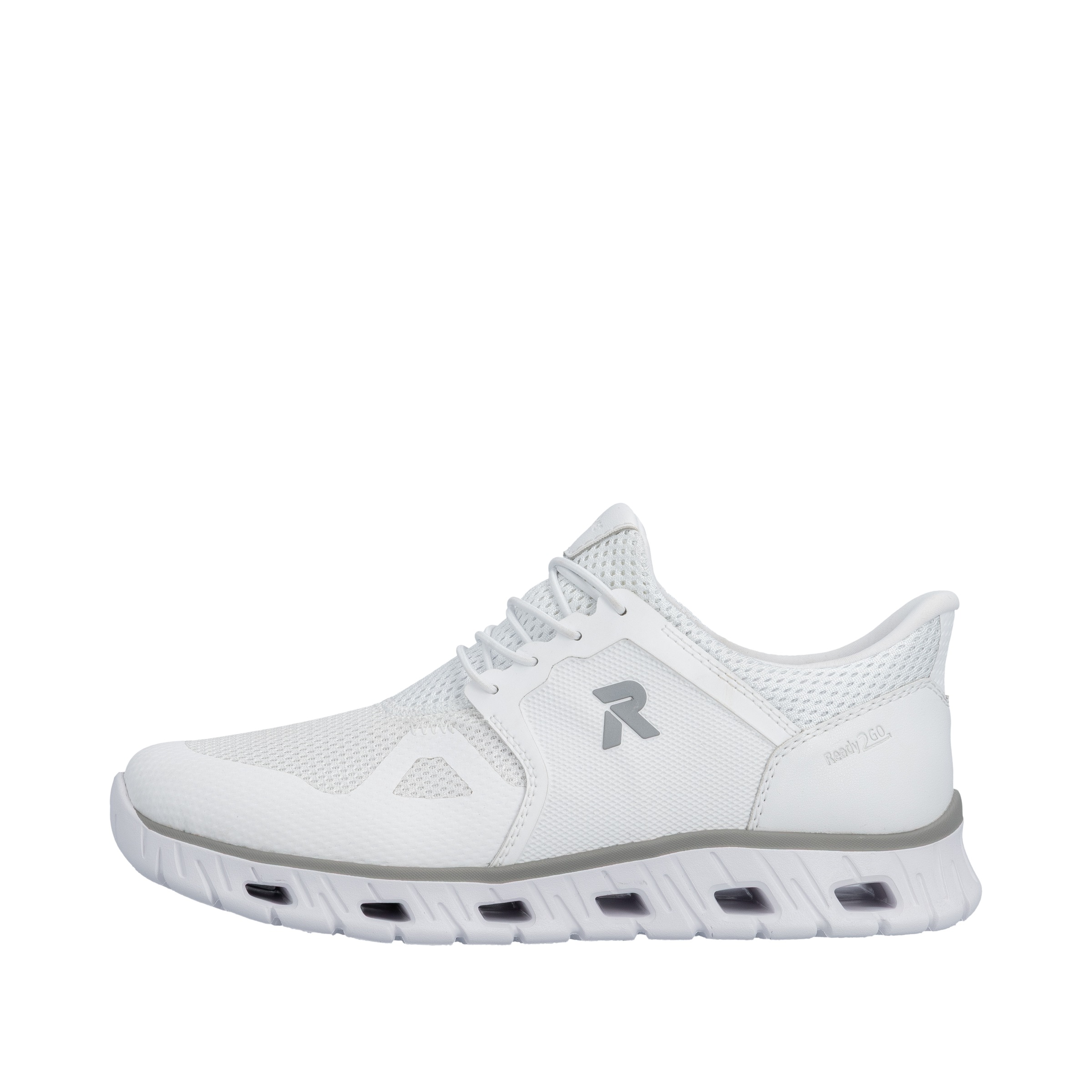 Rieker Baskets slip-on »Ready2GO«  chaussure à enfiler, sneaker décontracté avec élastique et bordure douce en peau d’agneau