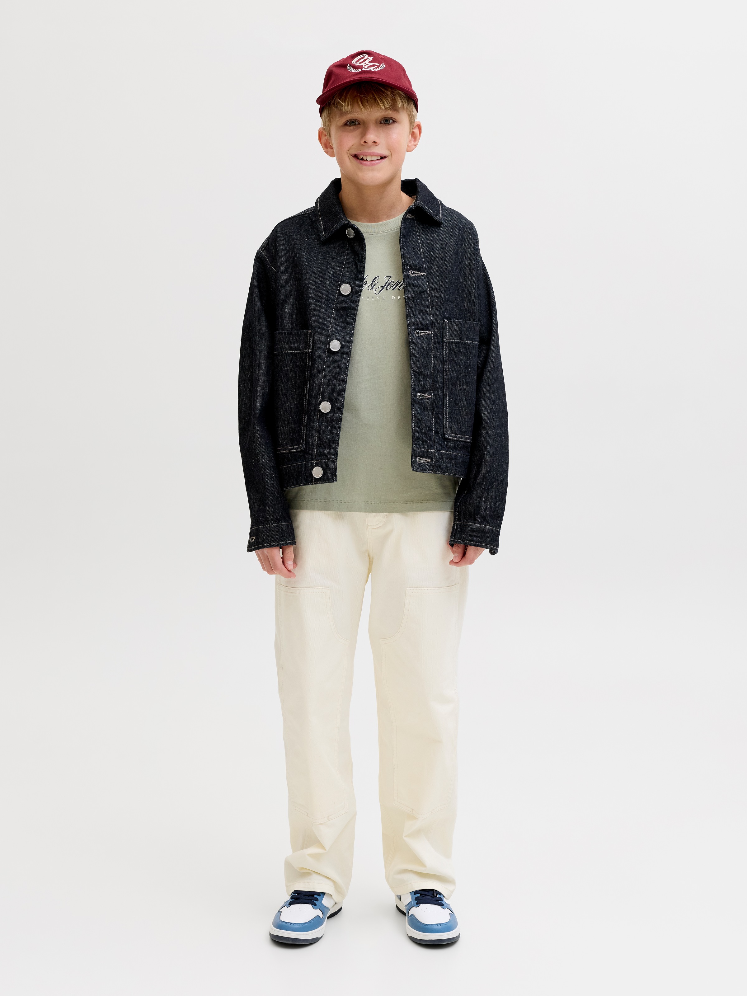 Jack & Jones Junior T-Shirt »JORMONTAUK TYPE FRONT TEE CN JNR«
