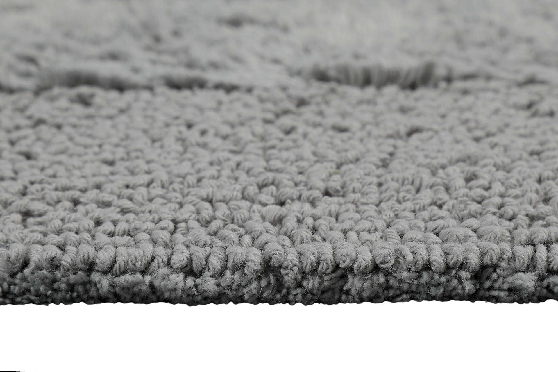 Wecon home Basics Tapis de bain »Finn« Höhe 15 mm waschbar, robust, saugfähig, pflegeleicht, Baumwolle, Hoch-Tief-Effekt