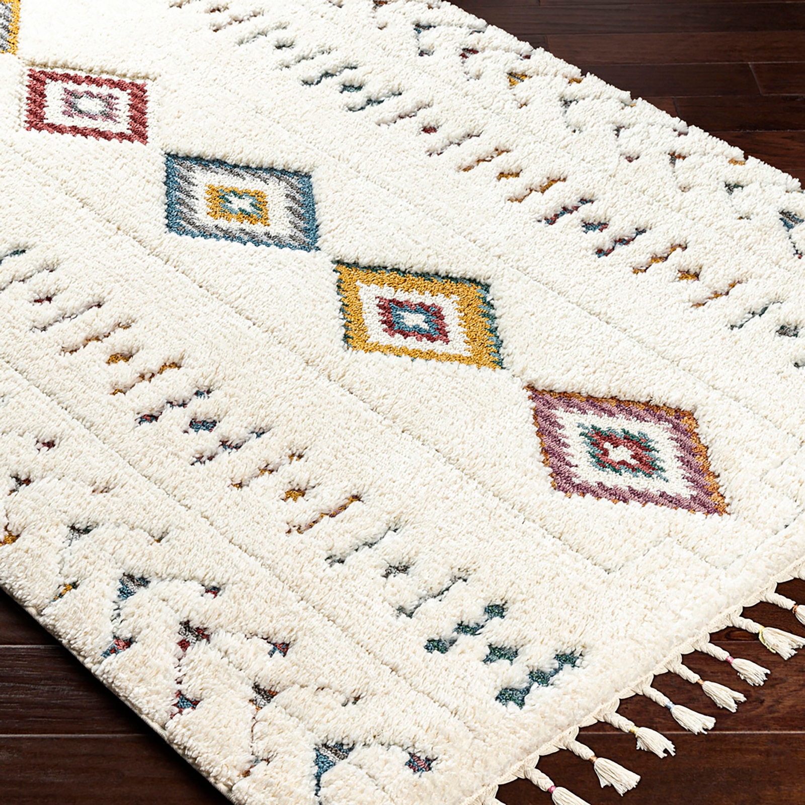 Livabliss Tapis à poils longs »MARACAIBO« Rectangulaire 35 mm Höhe Shaggy Hochflorteppich, Weicher, Flauschiger, Boho Wohnzimmerteppich