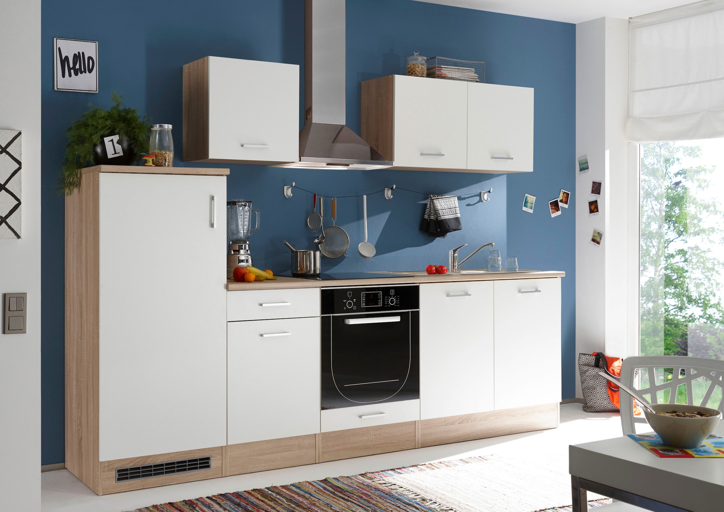 BASIC by Balculina Küchenzeile »Andy« Breite 270 cm, wahlweise mit E-Geräten