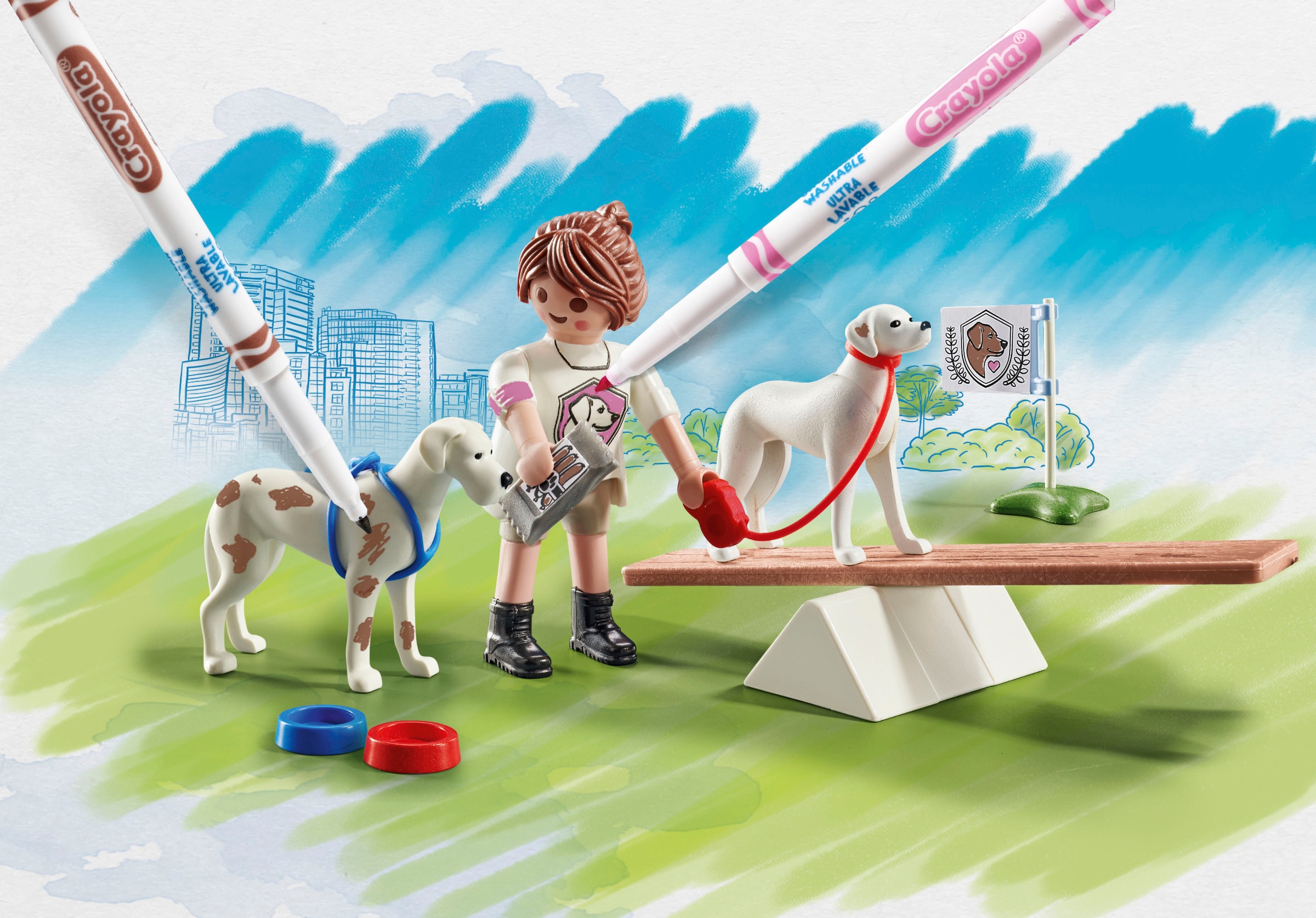 Playmobil® Jeu de construction »Hundetraining (71517), Color« Made in Europe