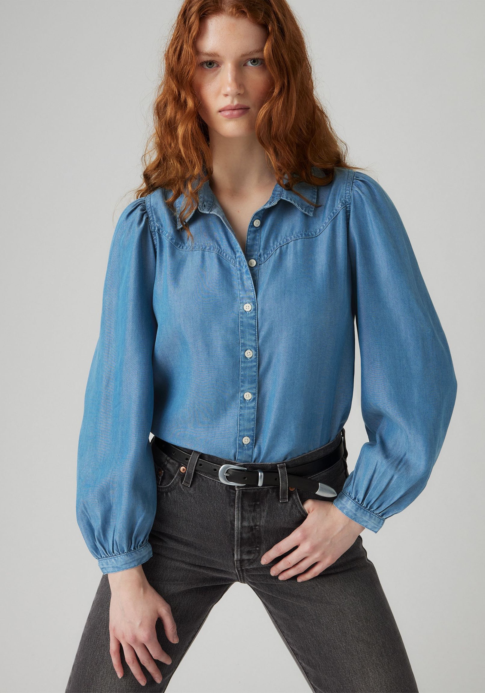 Levi's® Blouse à manches longues Mit Puffärmel