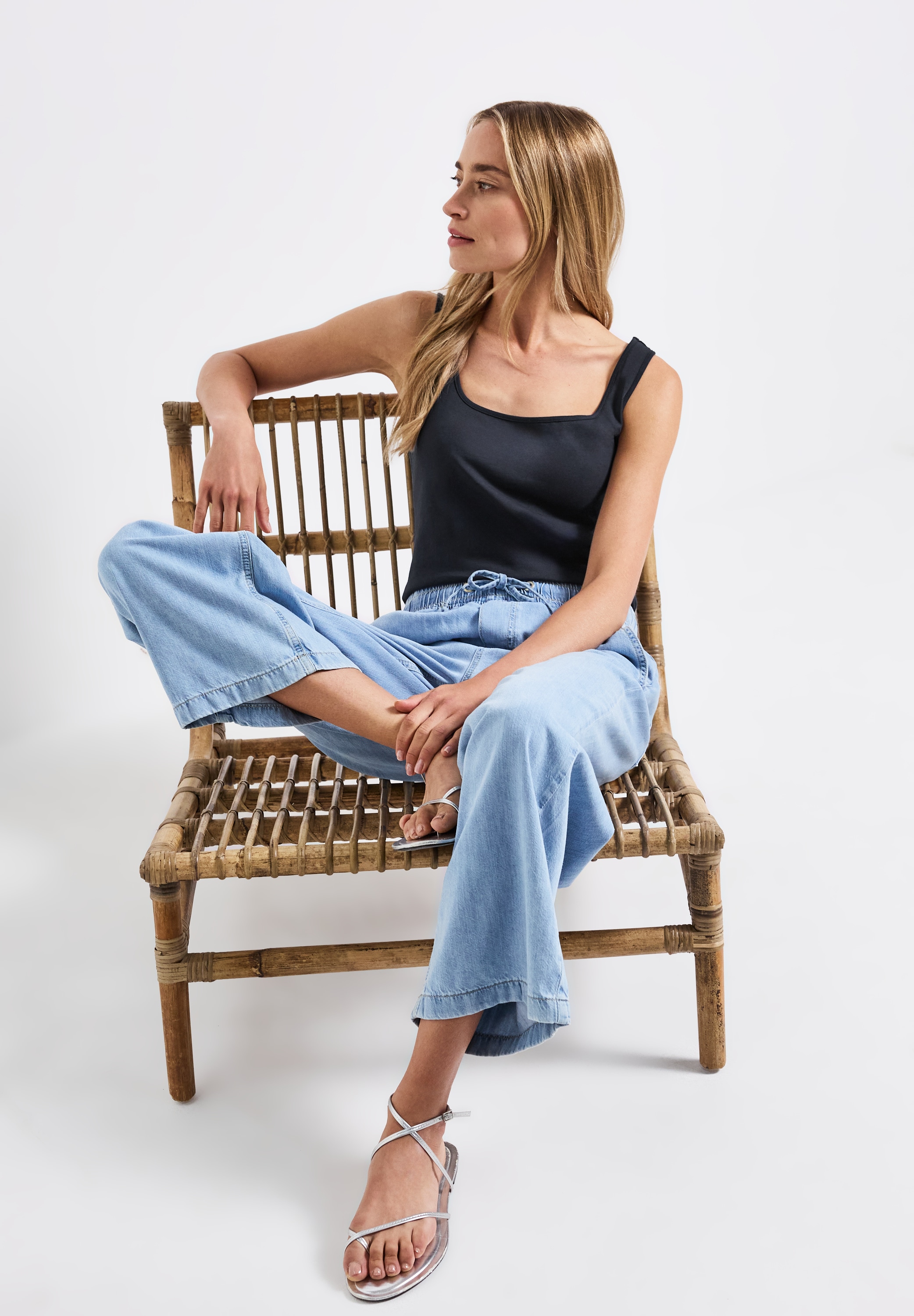 STREET ONE Shirttop mit Square Neck