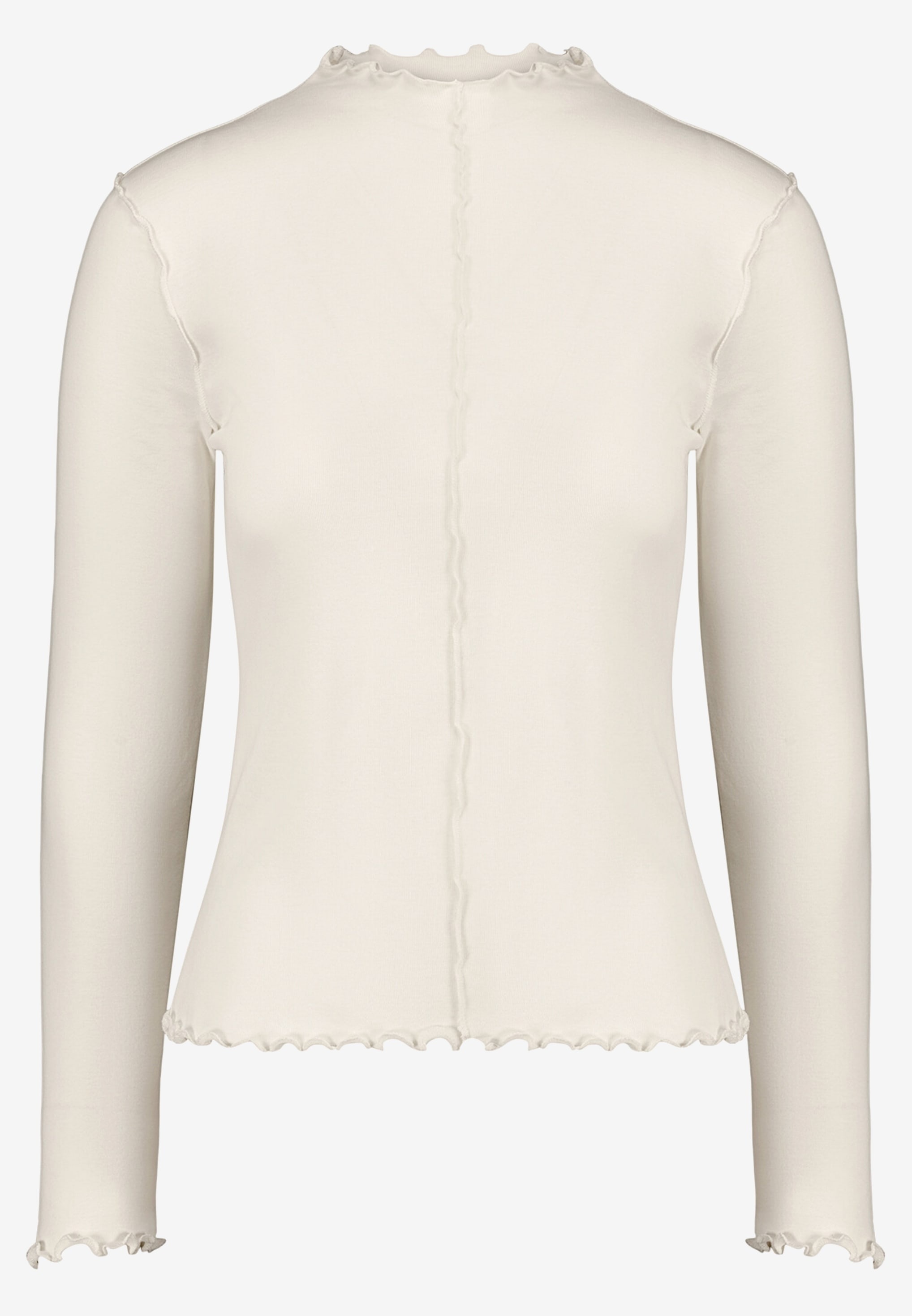 Zero Langarmshirt mit Kräuselsaum