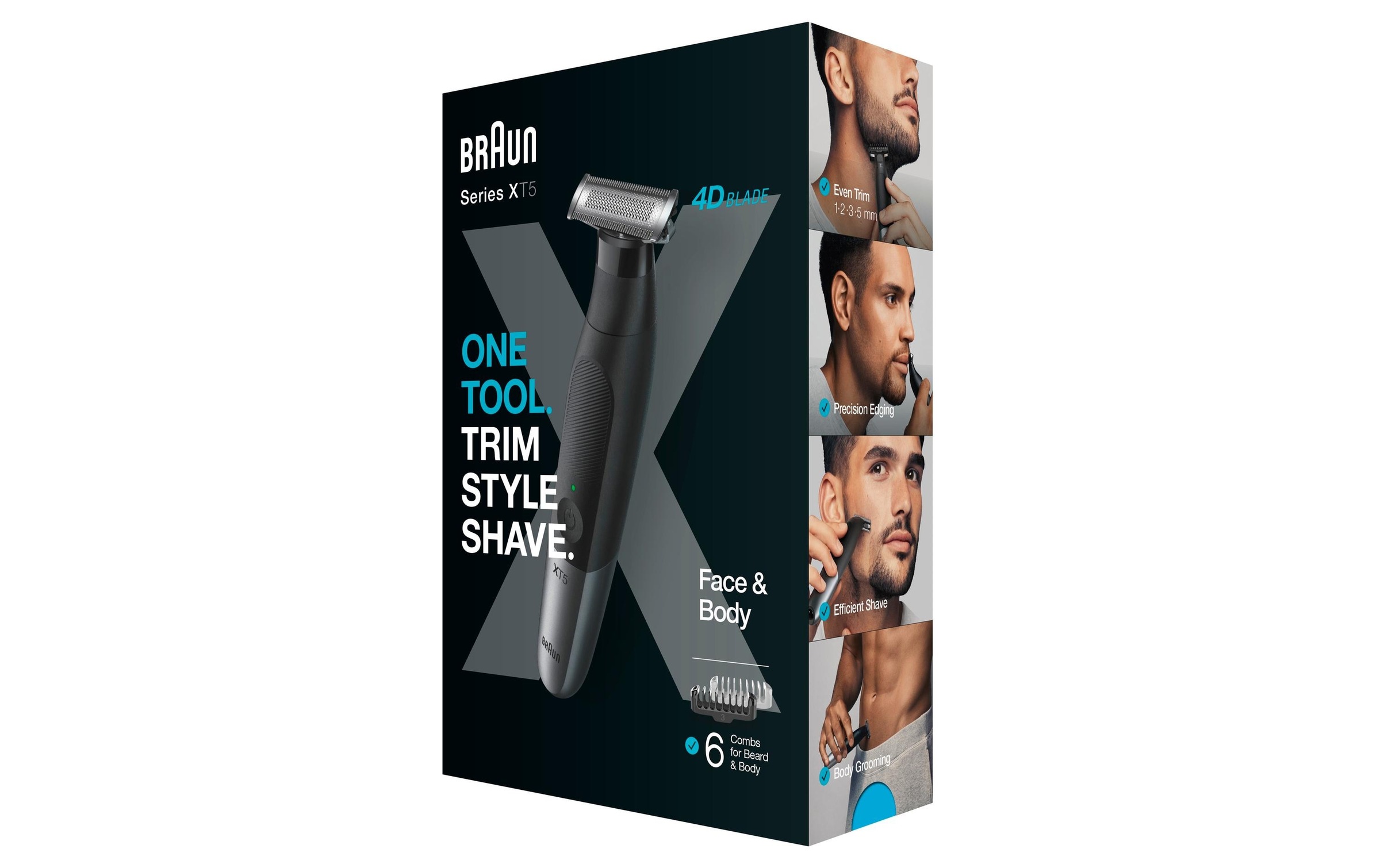 Braun Haar- und Bartschneider »Braun Series XT5200 Face+Body+Travel«