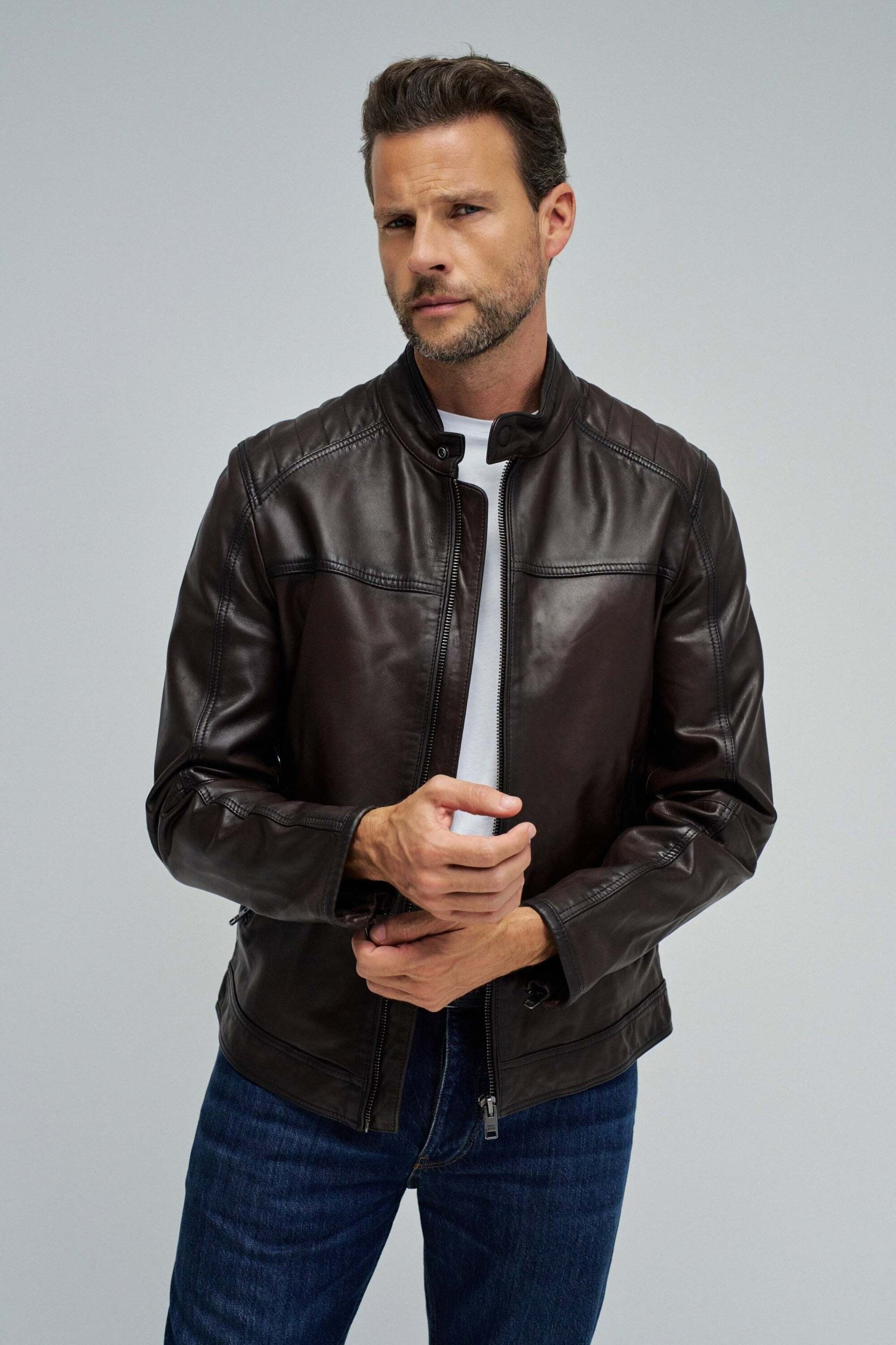 Salsa Lederjacke »Salsa Jeans Lederjacke Biker«