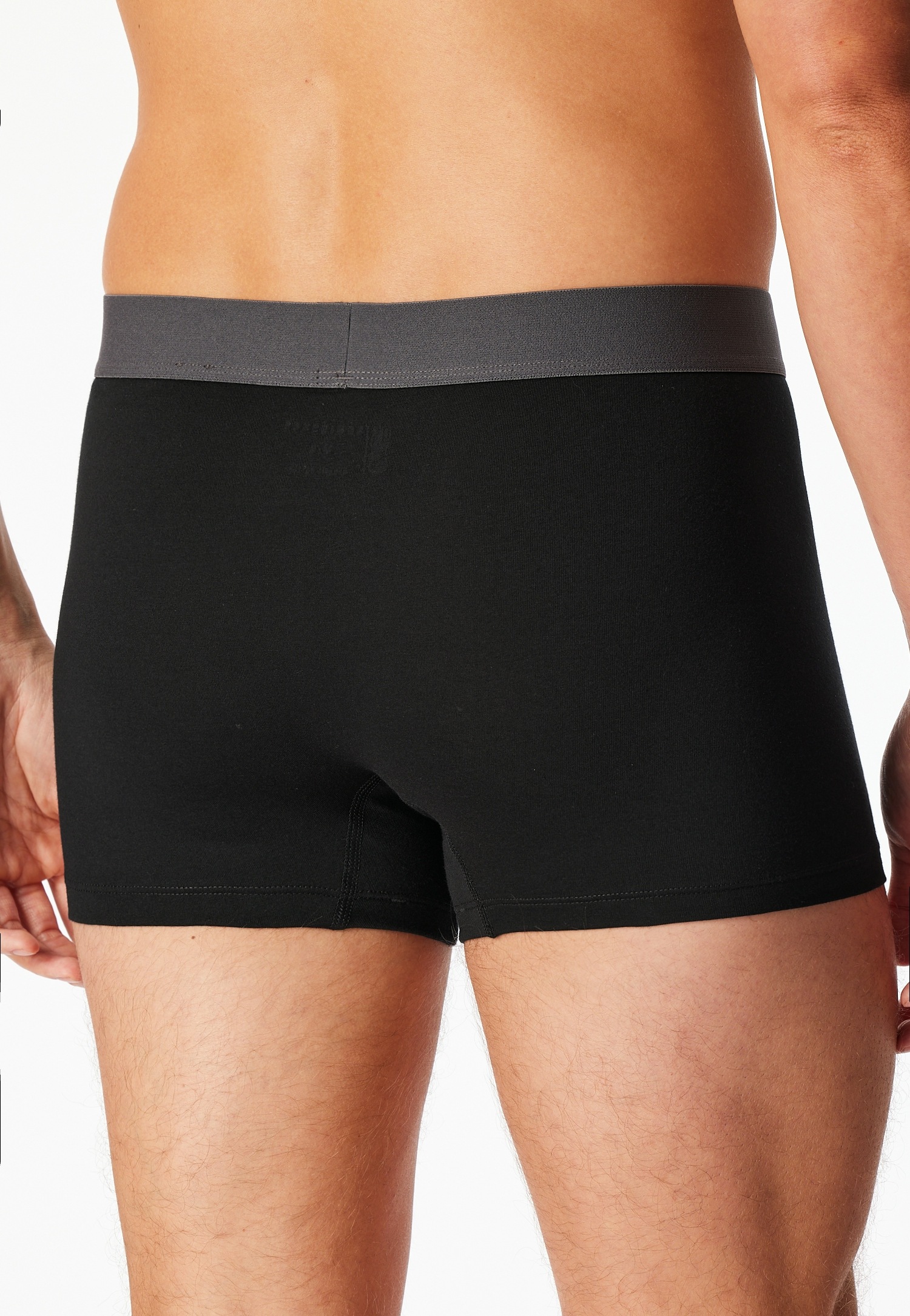 Schiesser Boxershorts »95/5 Multipacks« ohne Eingriff, Logobund, kurzes Bein