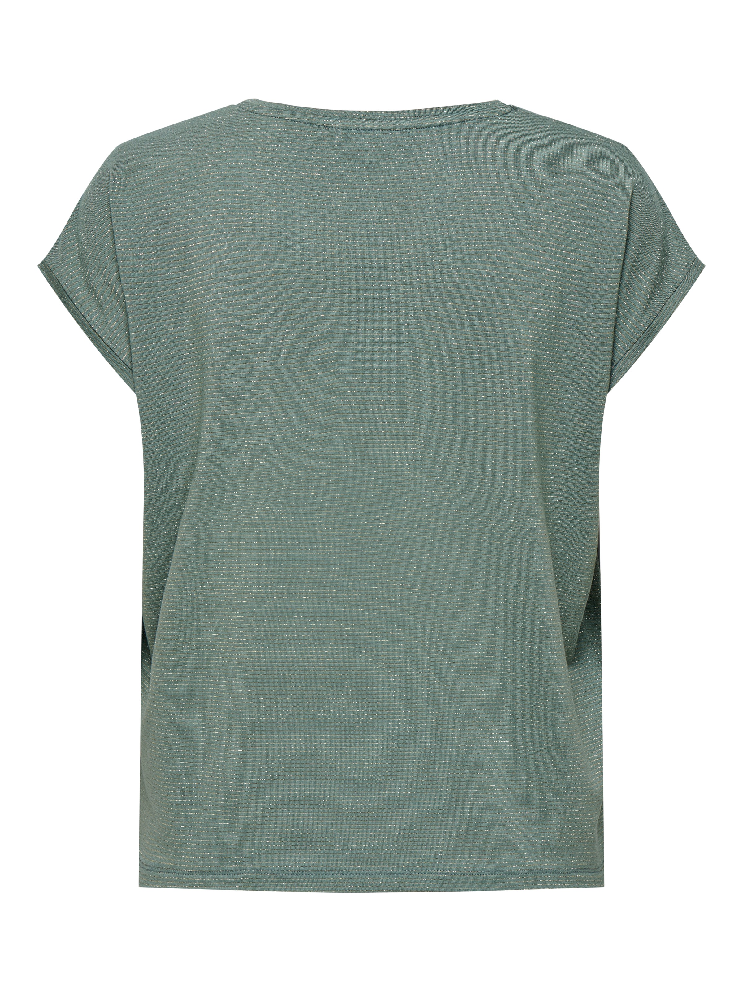 ONLY Kurzarmshirt »ONLCLAUDIA S/S GLITTER STRIPE TOP JRS«