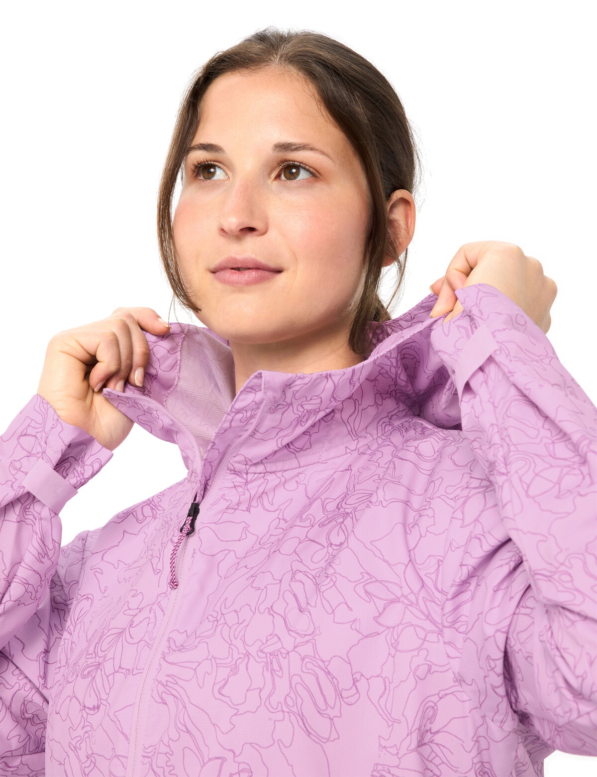 VAUDE Veste de vélo »WOMEN'S ADLUX AIR JACKET« mit Kapuze sportlicher Stil, atmungsaktives Material, winddicht, wasserdicht