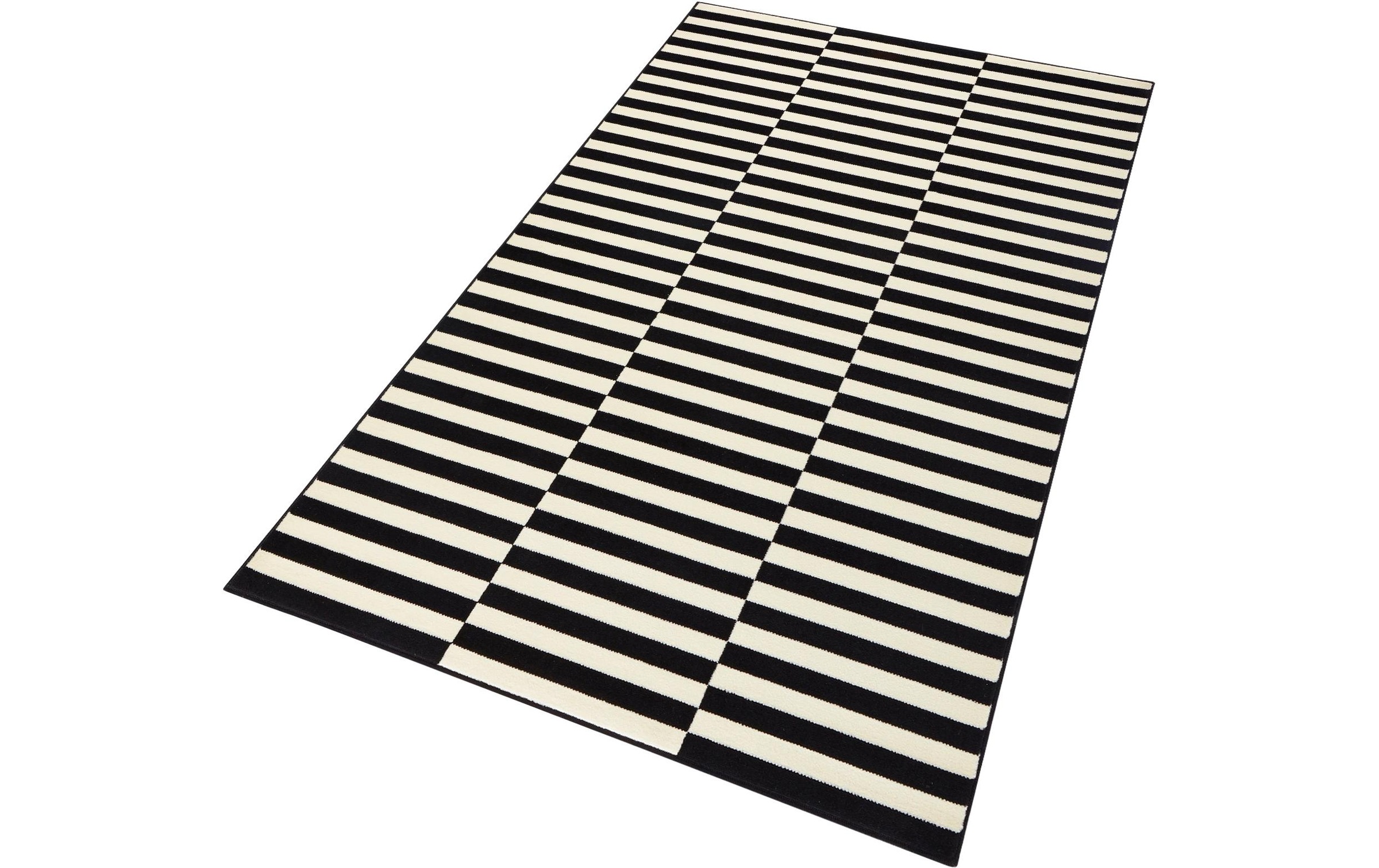 HANSE Home Tapis »Panel« Rectangulaire 9 mm Höhe Kurzflor, Läufer, Streifen, Linien, ringsum gekettelt, robust