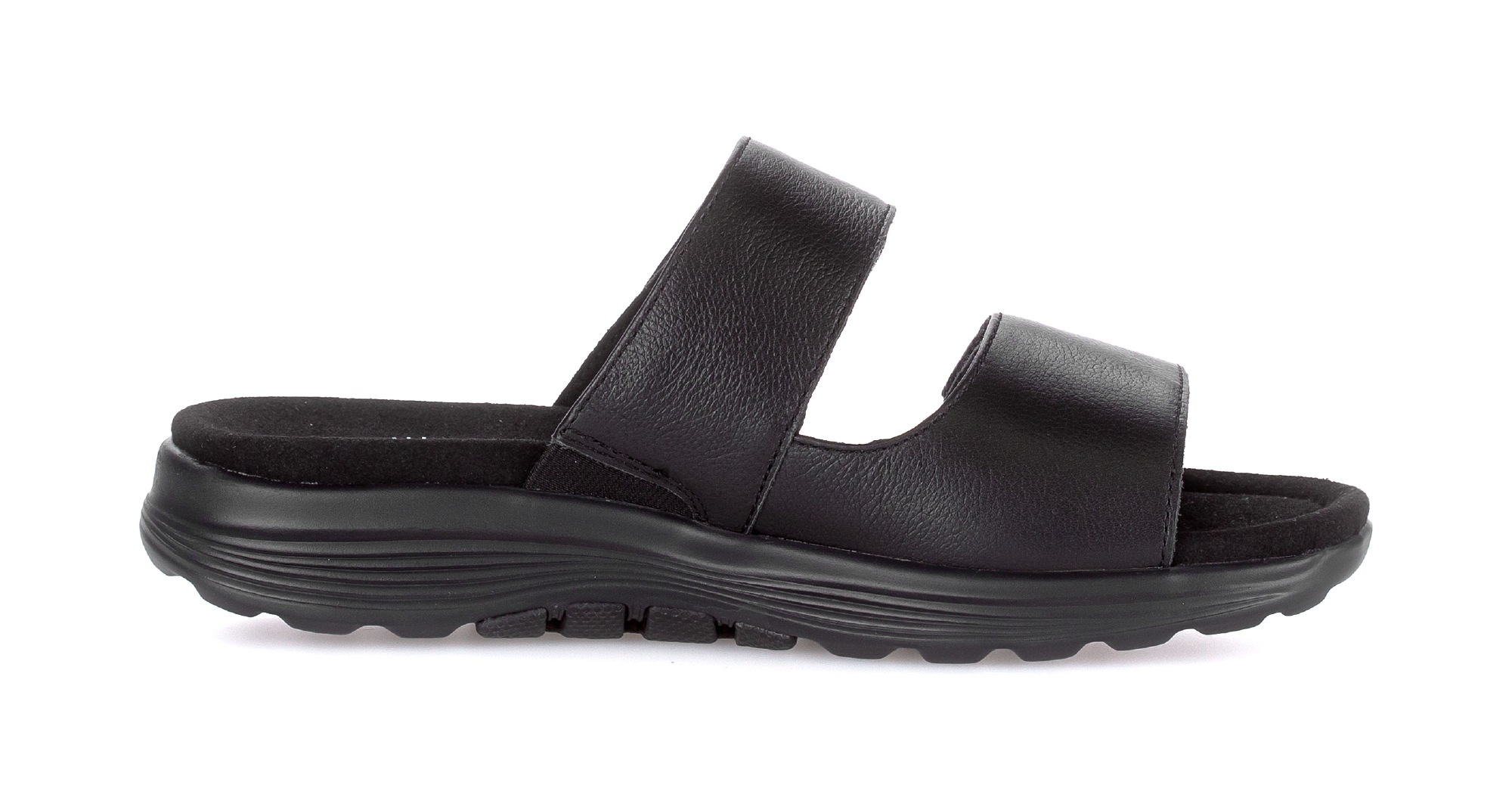 Gabor Pantolette  Compensée, chaussure à enfiler, chaussure d'été en largeur confort G (=large)