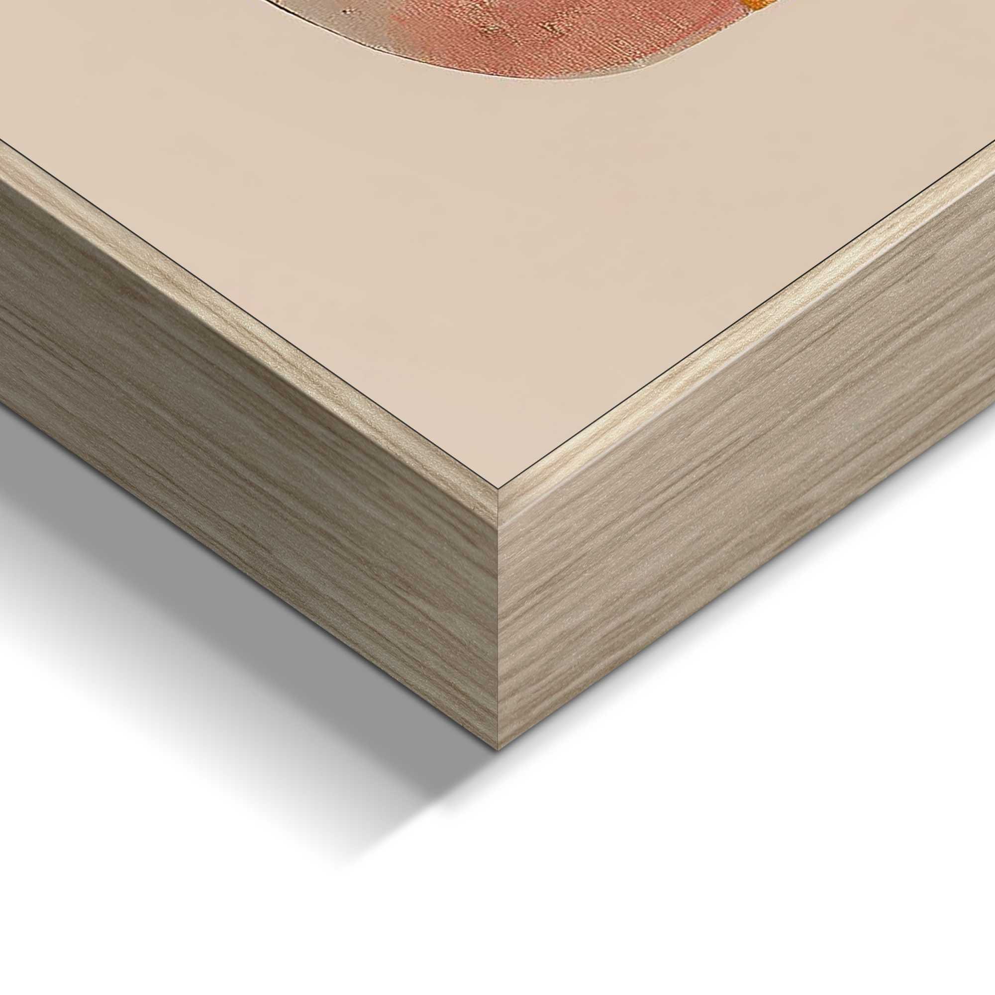 Reinders! Fresque murale »Lebender Kontrast« 1 cuis tlg. Salon - marron - MDF - abstrait - 50x40 cm,