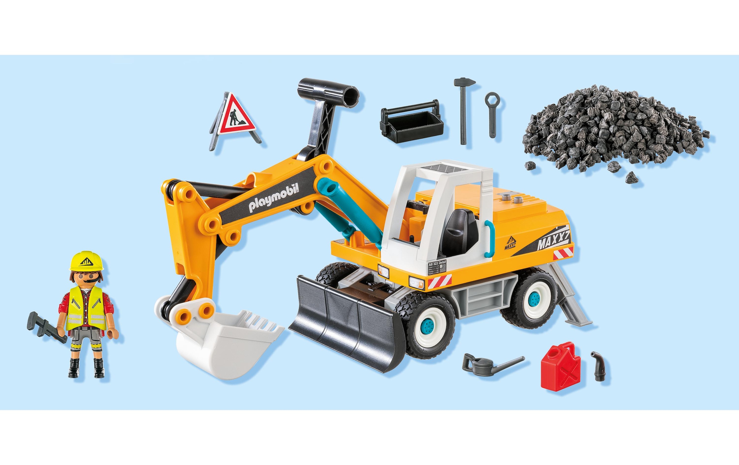 Playmobil® Briques de jeu »Action Heroes Grosser Bagger 71749«