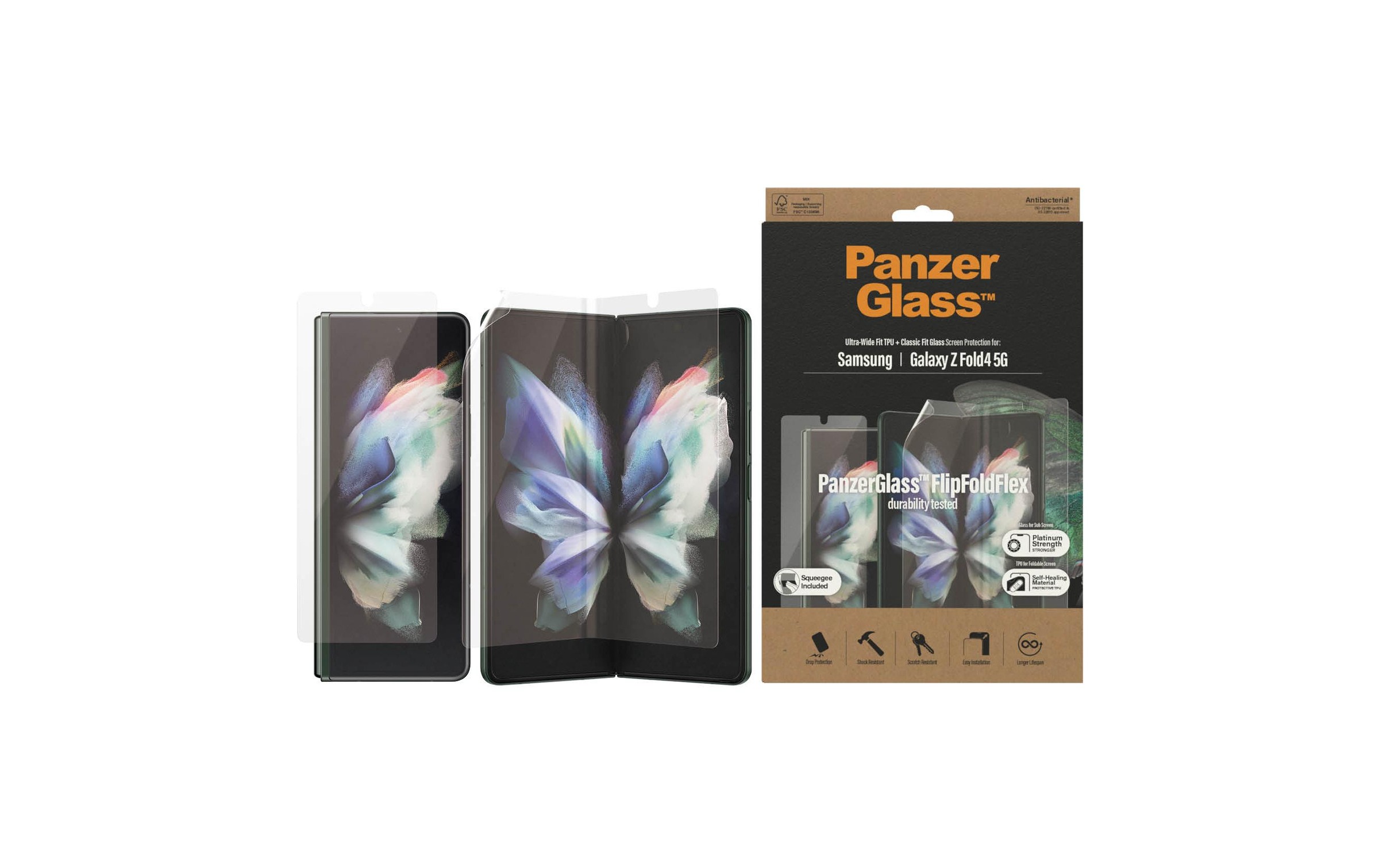 PanzerGlass Verre de protection d'écran »Ultra« für Galaxy Z Fold4 1 cuis tlg.