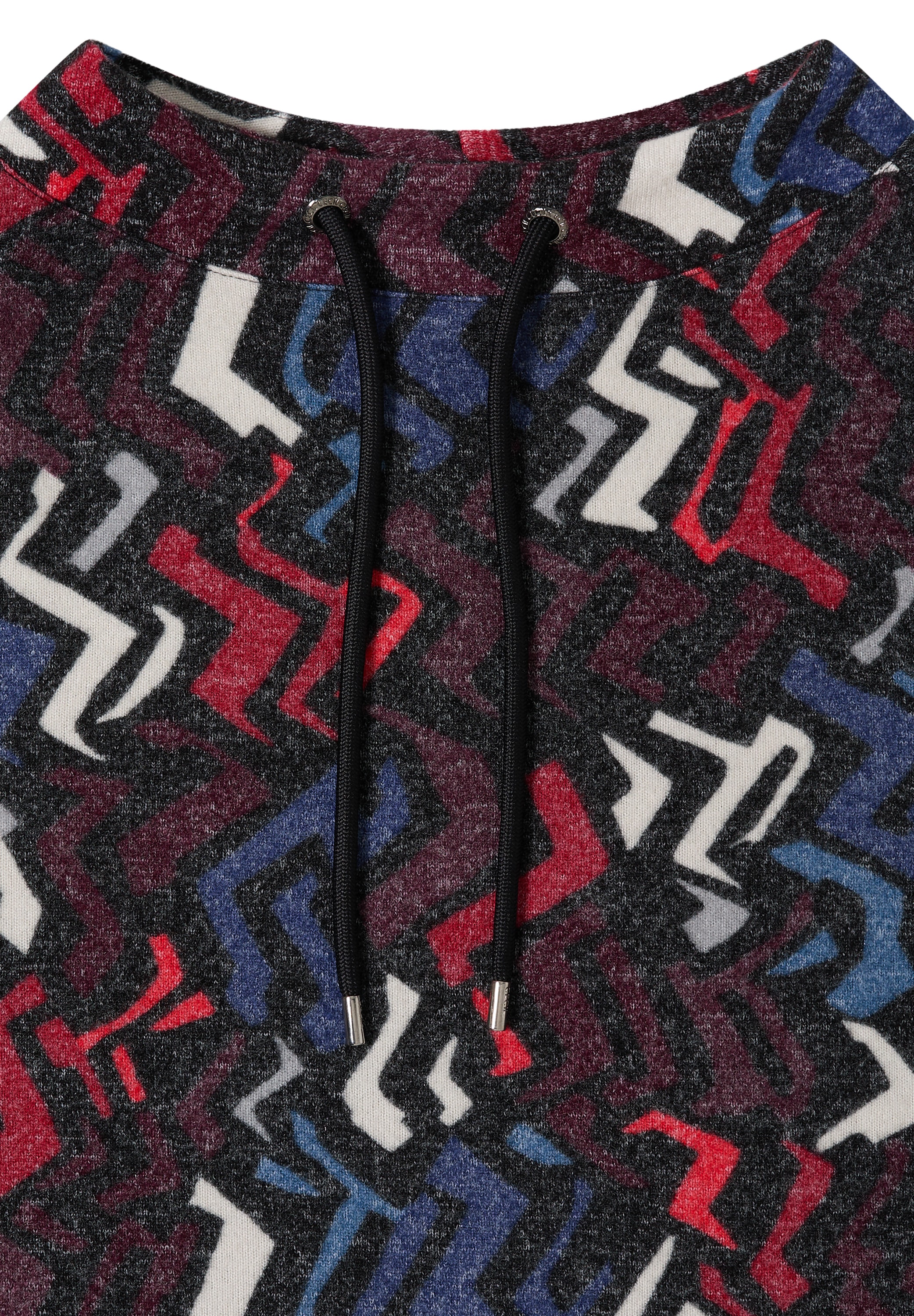 Cecil Stehkragenpullover mit Grafikmuster