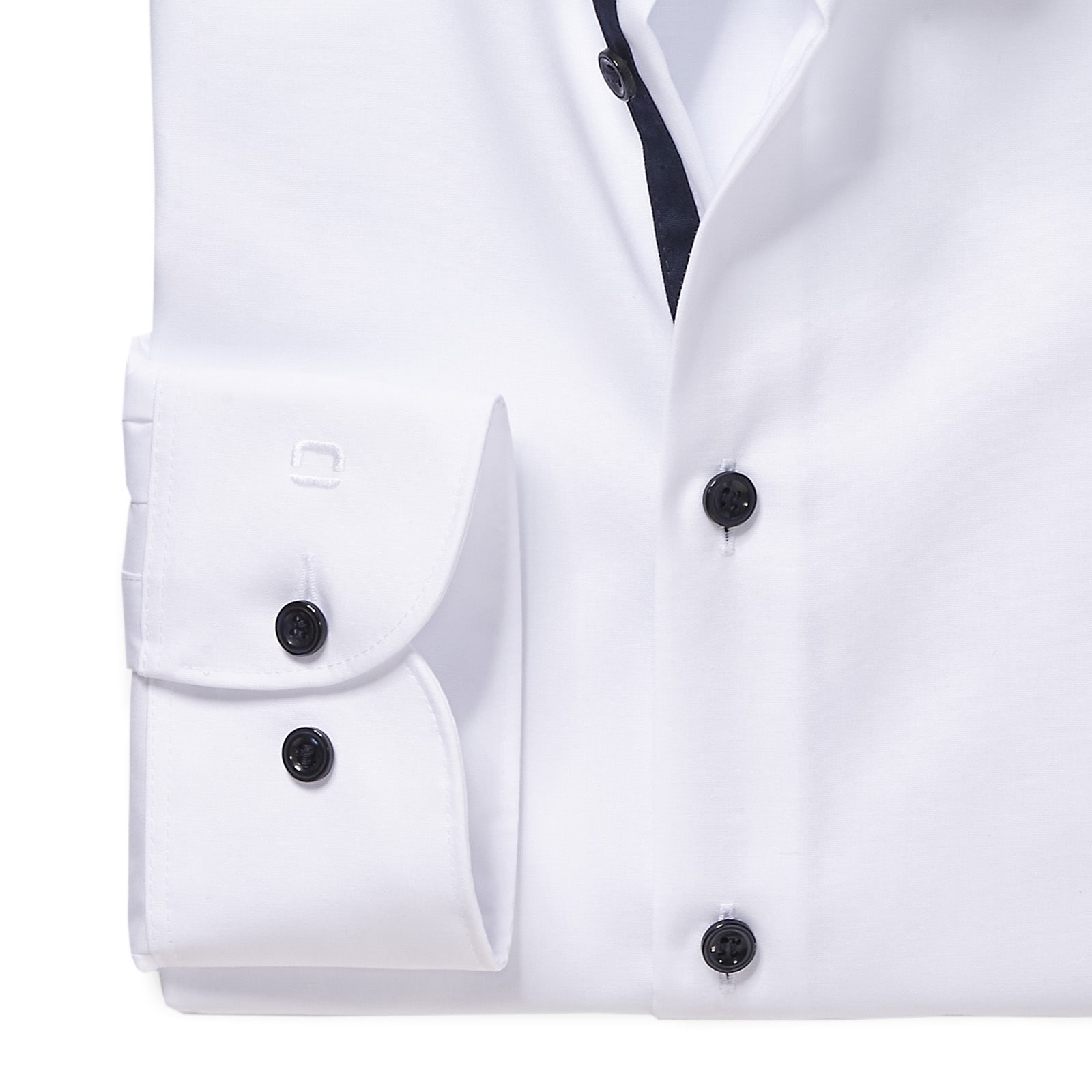 OLYMP Businesshemd »Level 5 Body Fit« mit kontrastfarbigen Knöpfen und Details