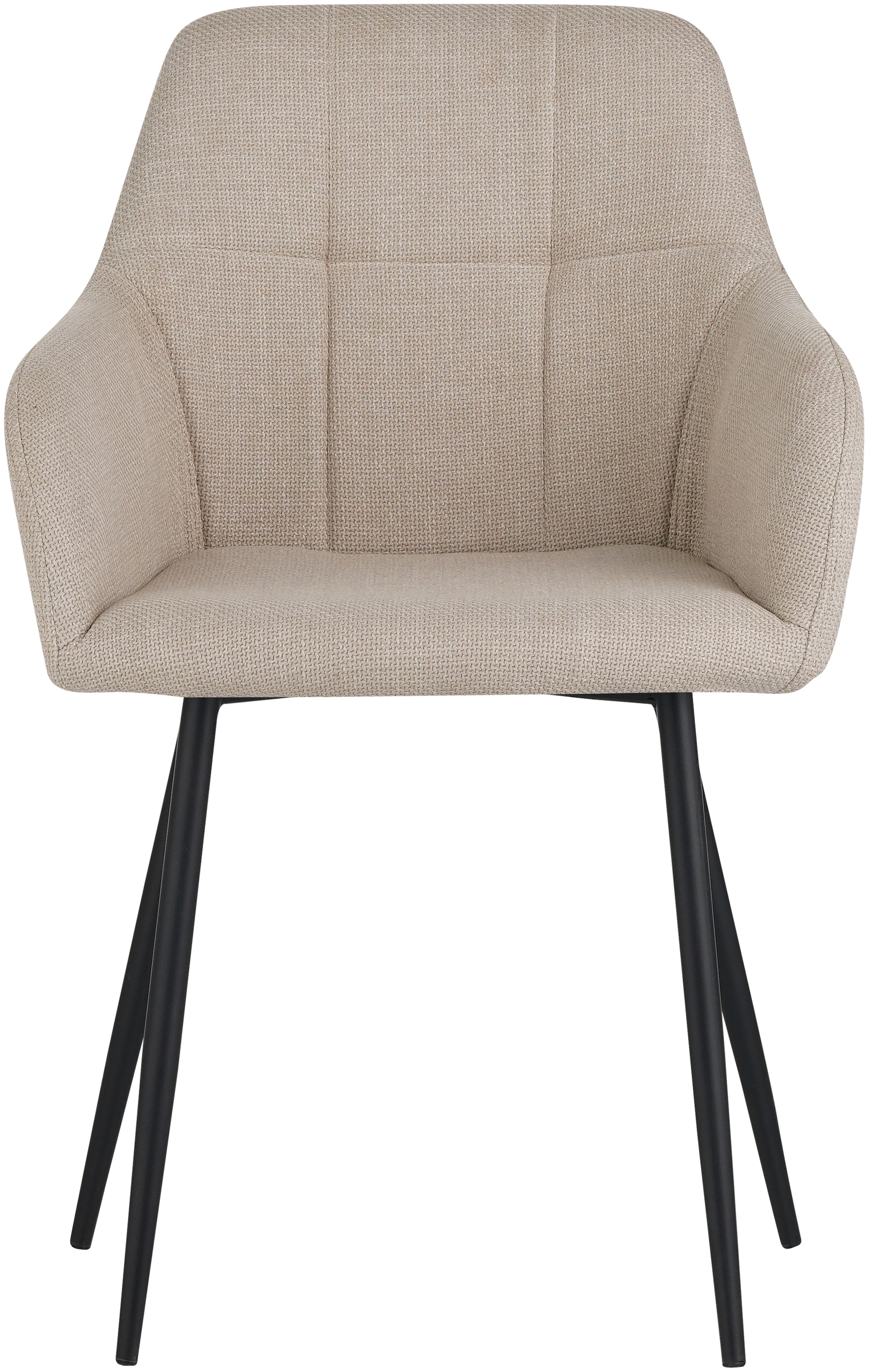 HELA Essgruppe »MOSEL« 3 Stk. tlg. Tisch 90x75 cm, Platte rund, gesinterter Stein, Armlehnenstuhl