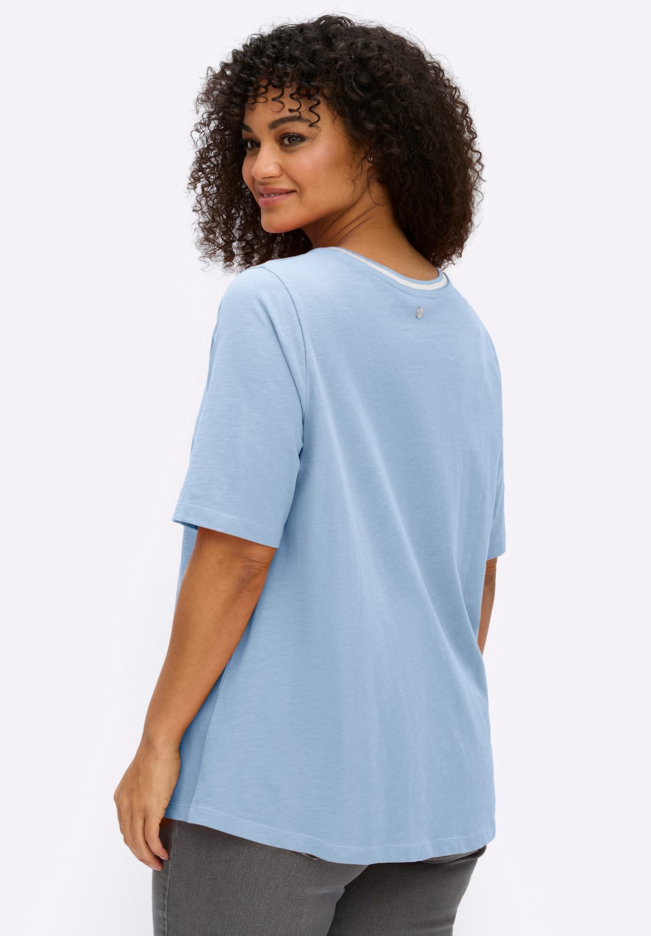 Sheego T-shirt en V »Shirt« 1