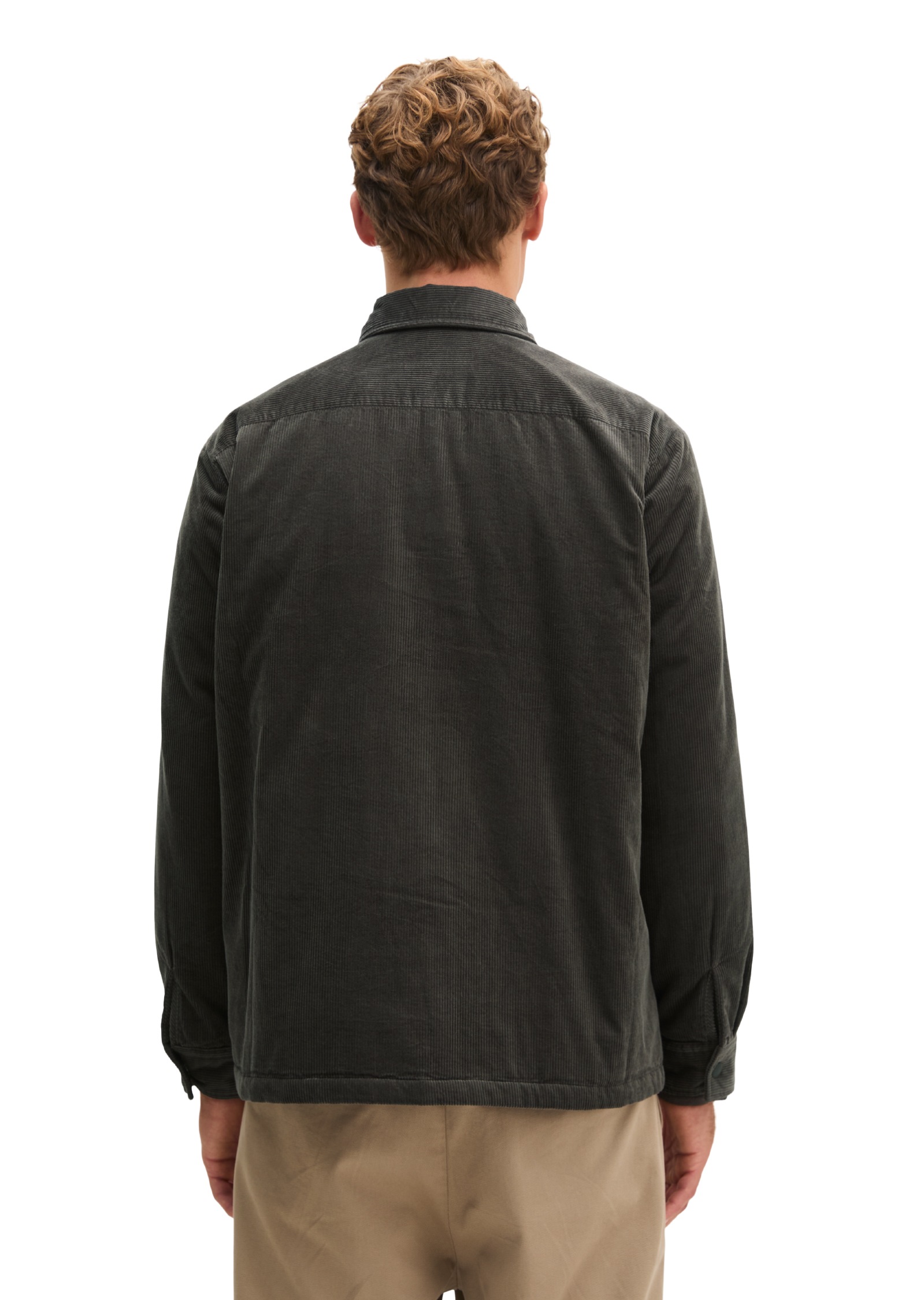 Marc O'Polo Hemdjacke Cord-Overshirt regular mit leichter Wattierung