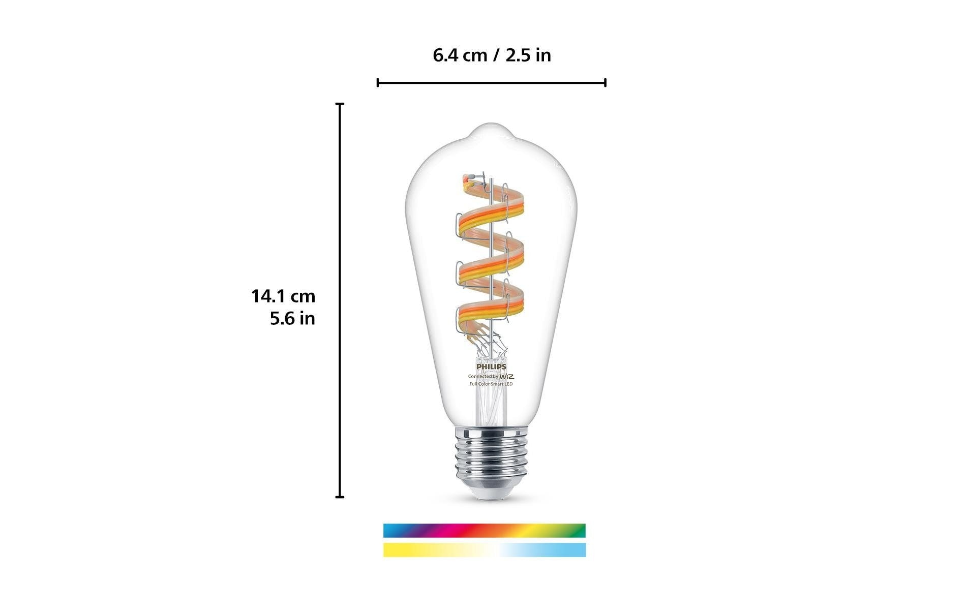 WiZ Lampe LED intelligente »6.3W 40W E27 ST6«