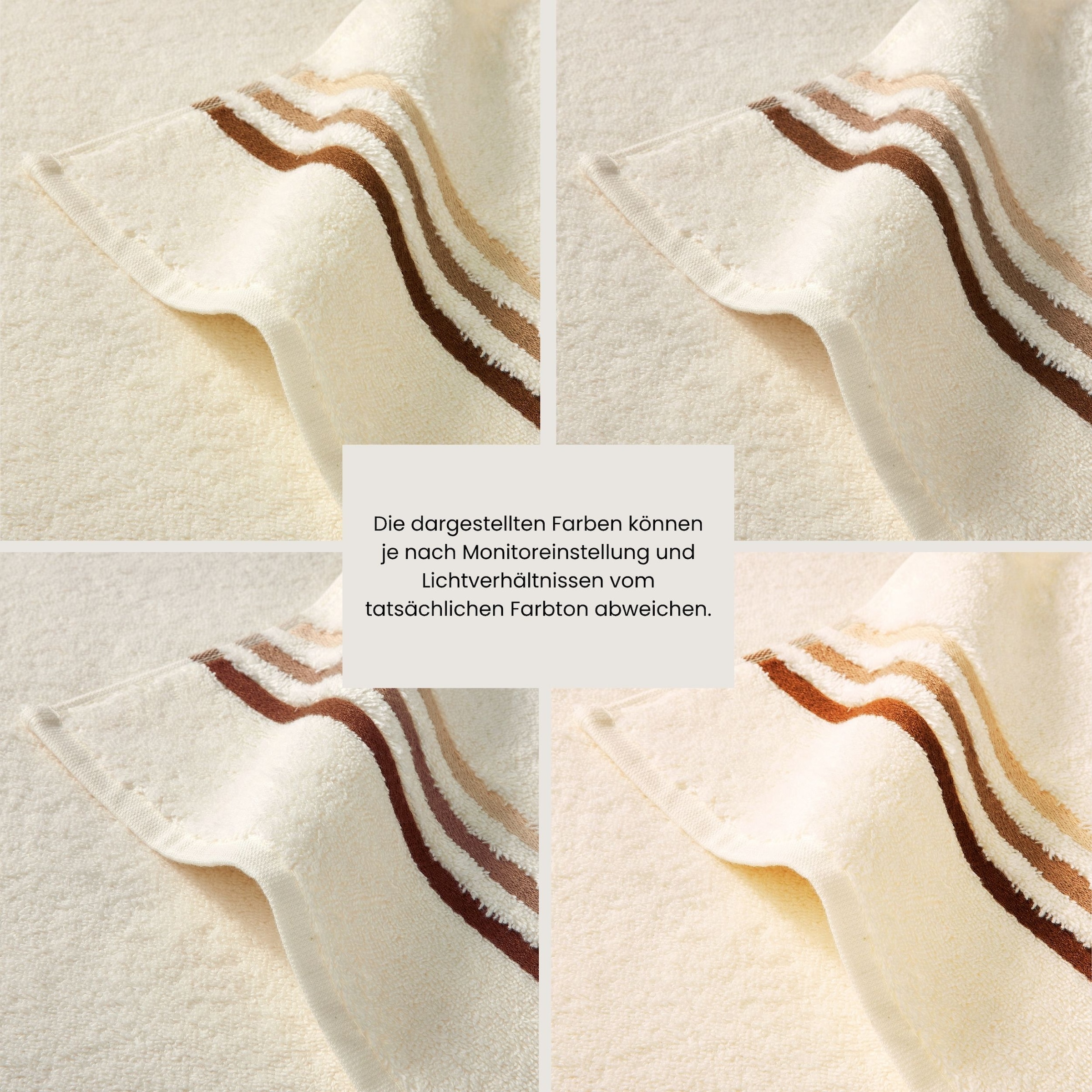 Schiesser Gaestehandtuecher »Skyline Color aus 100 % Baumwolle mit eleganter Streifenbordüre« OEKO-TEX® MADE IN GREEN