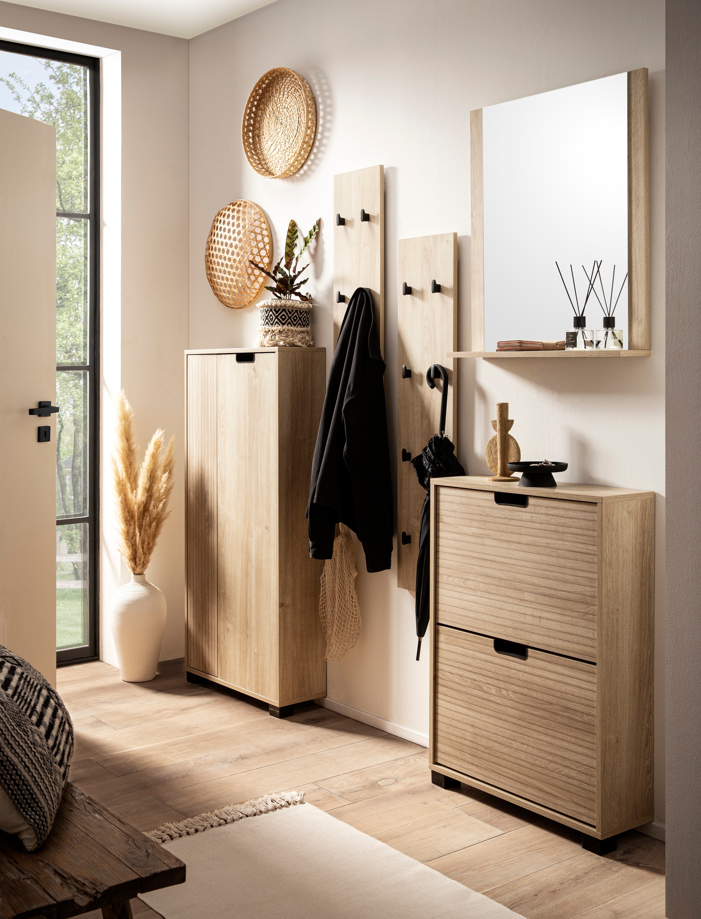 Schildmeyer Spiegel »Emmik, Breite 60 cm, mit praktischer Ablage« Made in Germany