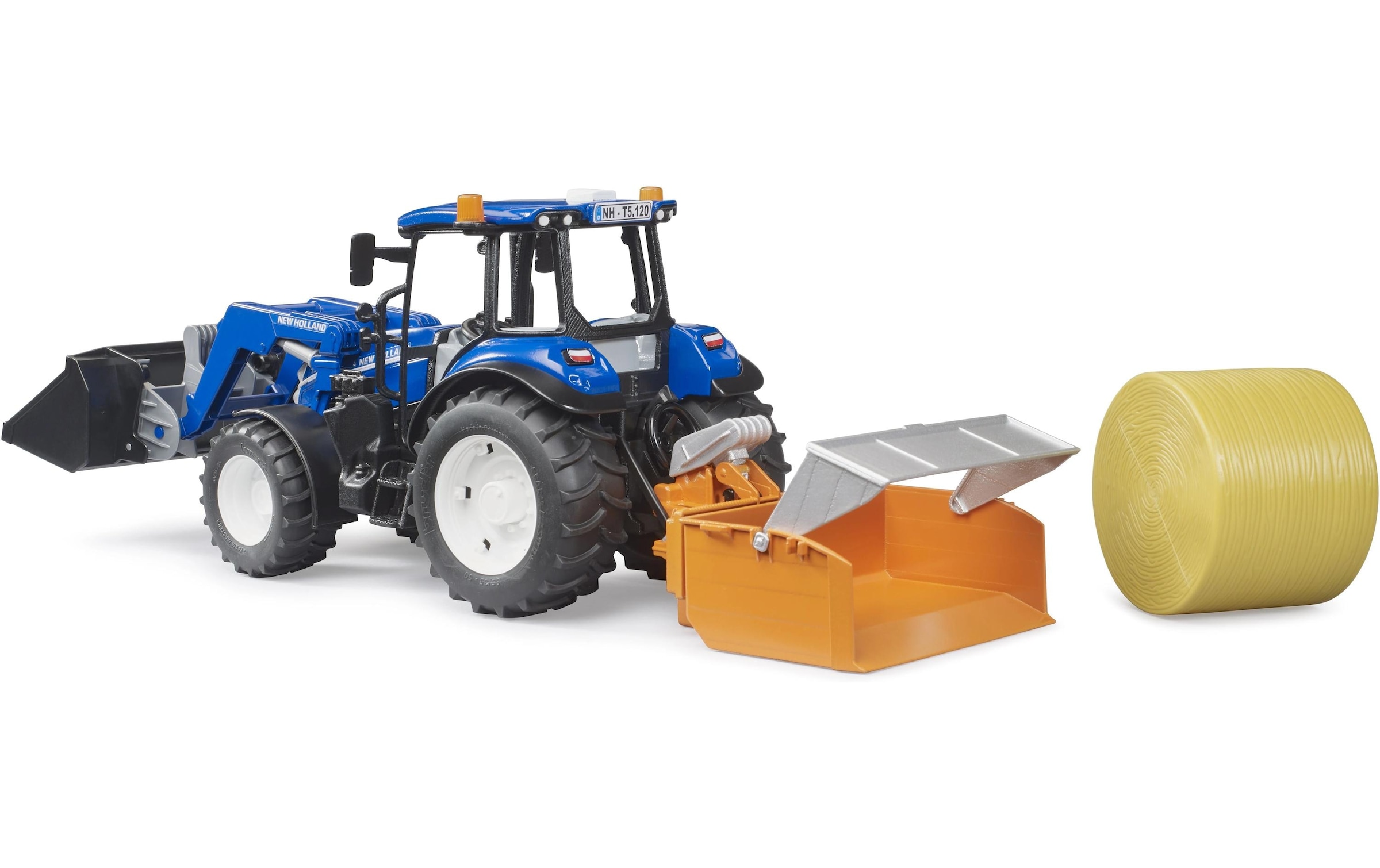 Bruder® Spielzeug-Traktor »Builder New Holland T5.120 mit FL«