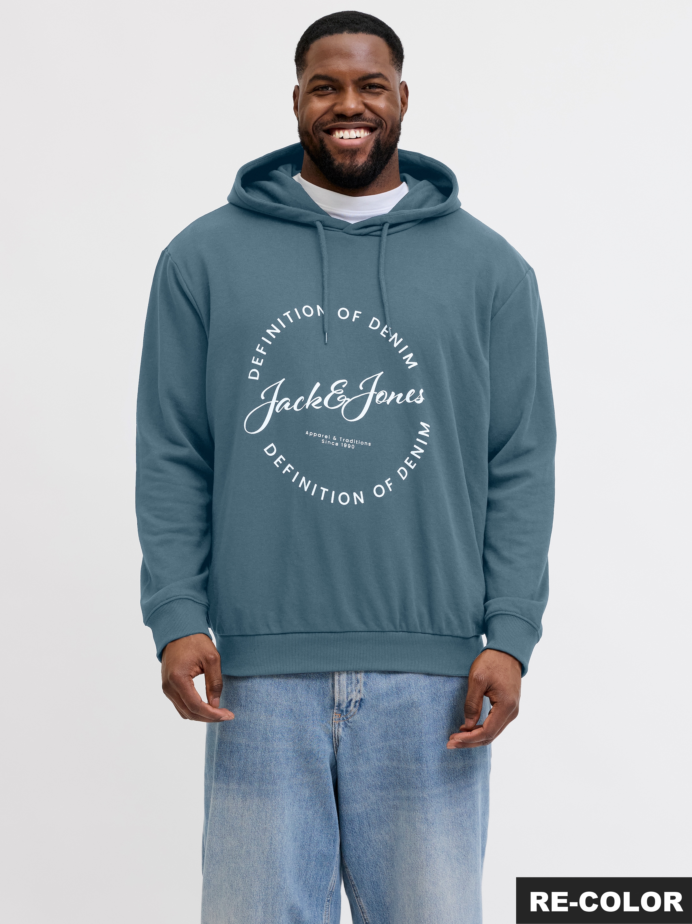 Jack & Jones PlusSize Kapuzensweatshirt »JJGRAYSON SWEAT HOOD PLS«
