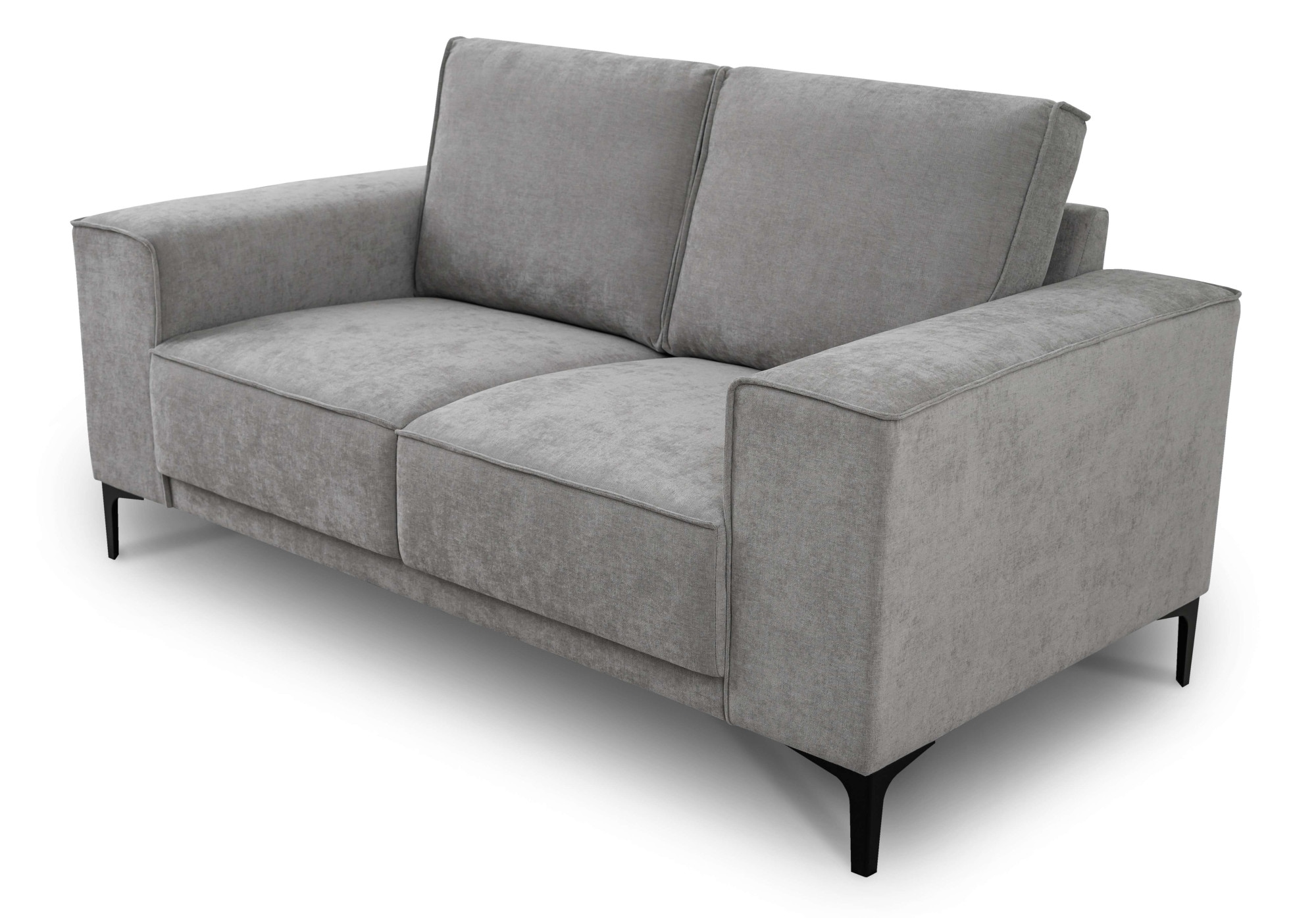 GOODproduct 2-places »OLAND Struktur fein, Sofa, B: 164 cm, Skandi-Design« 164 cm, suspension à vagues, design scandinave, pieds en métal