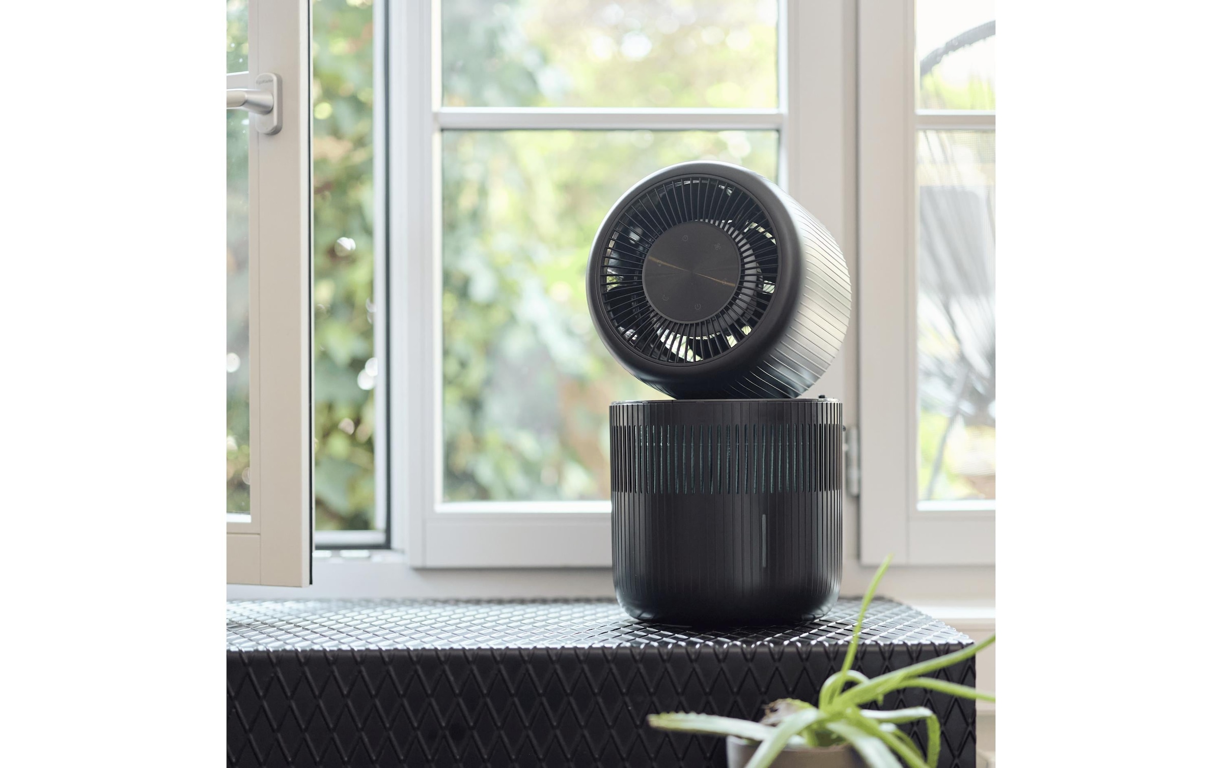   Humidificateur d'air »Ecofort ecoQ HumidAir E600+ Black« 4 l Wassertank Verdungstungsleistung: 0,18 ml/h