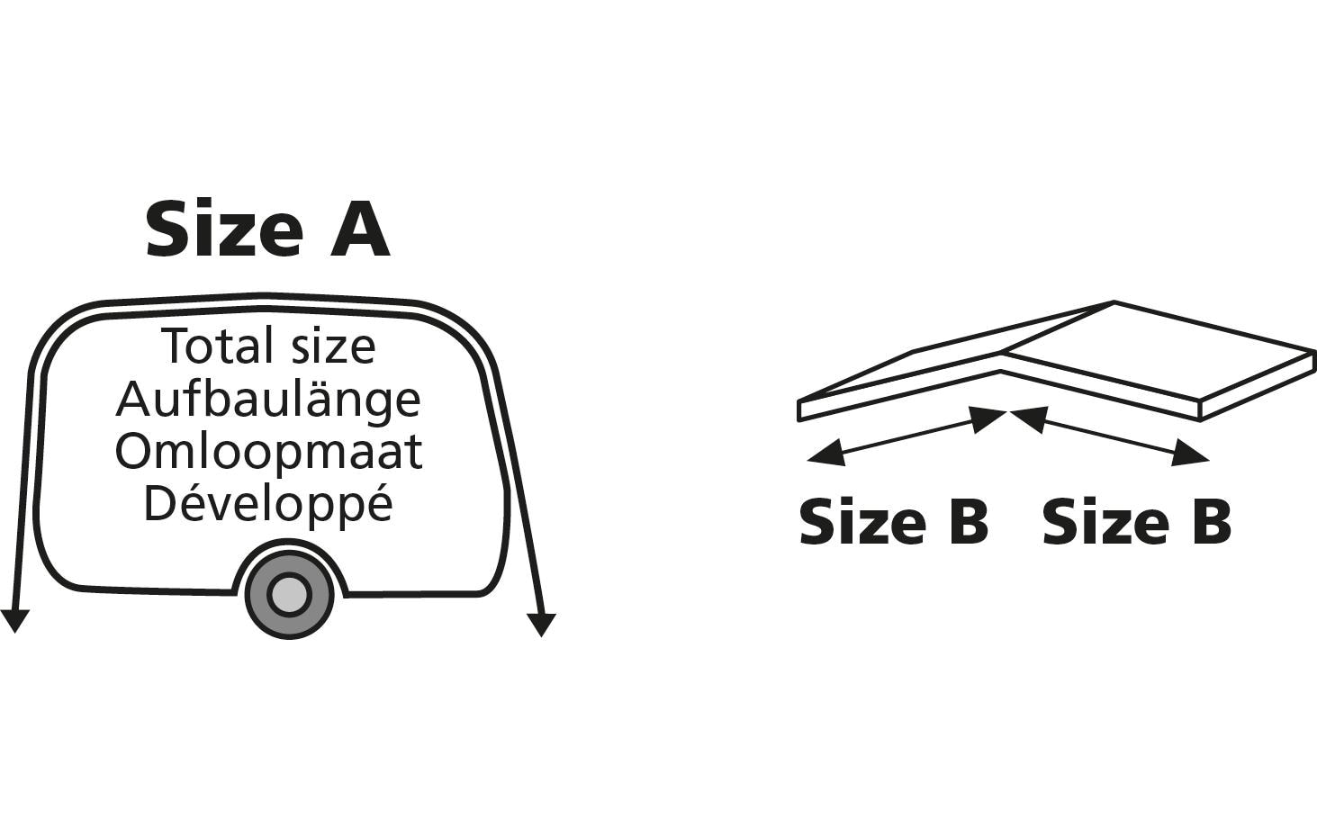 Eurotrail Voile d'ombrage »Combi, 411 cm x 240 cm«