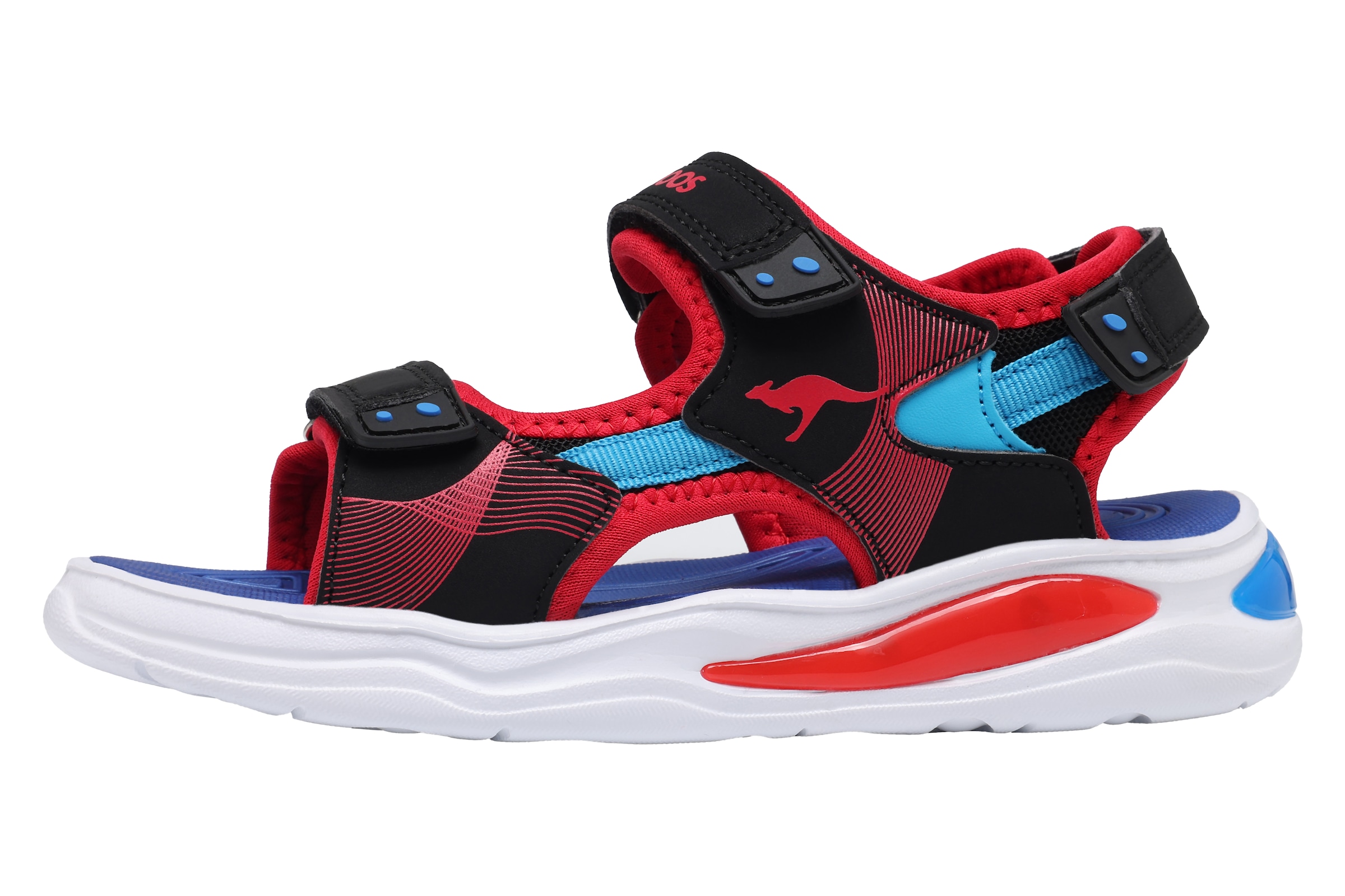 KangaROOS Sandale »K-SLS Ruffy«  mit Blinkfunktion