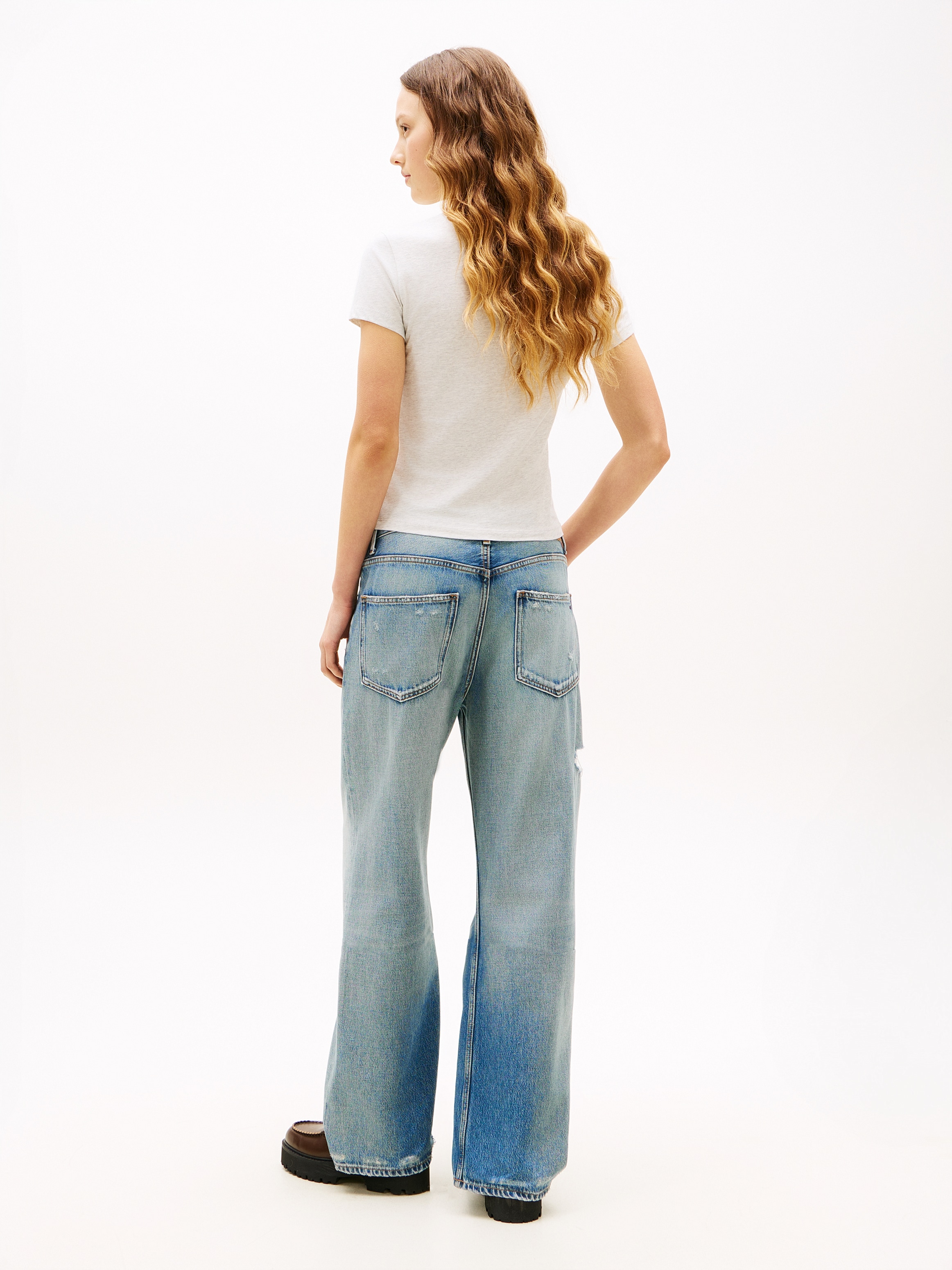 Tommy Jeans T-shirt à manches courtes »TJW SLIM C-NECK TEE« mit Logo-Stickerei