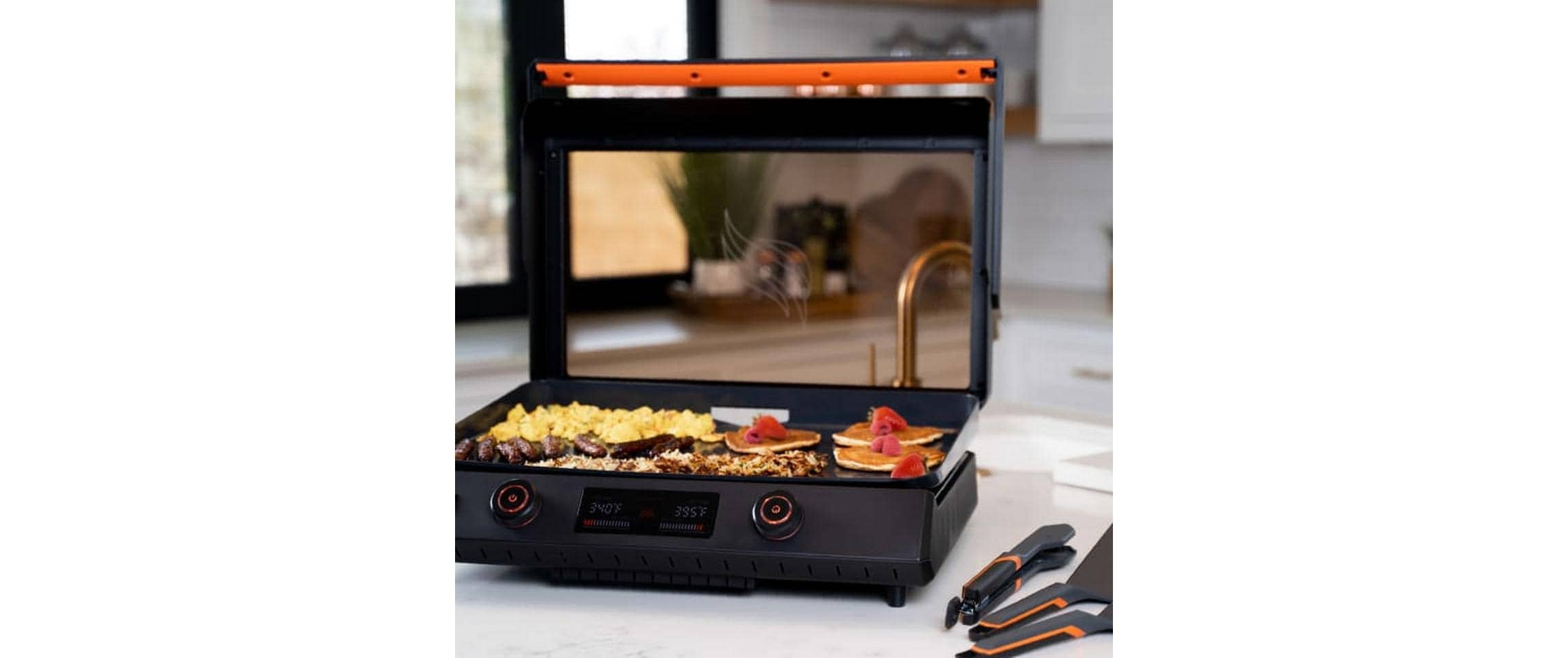   Tischgrill »Blackstone E-Serie 22« 1600 W Leistungsstarke Tischgrillplatte mit Keramikbeschichtung