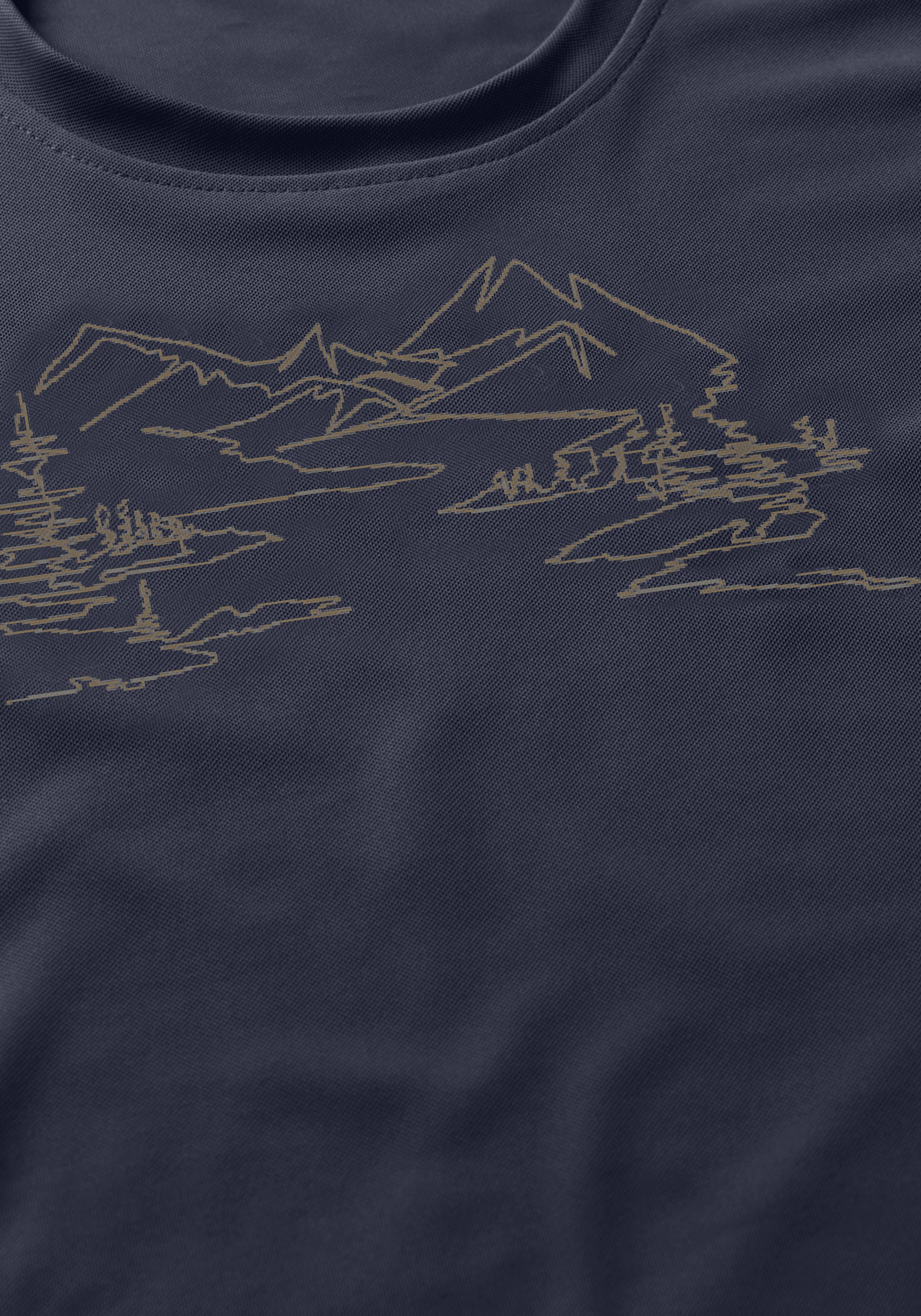 Maier Sports T-shirt »Wilma Print« Damen Kurzarmshirt, leichtes Sommer Funktionsshirt, Rundhals, Reg Fit