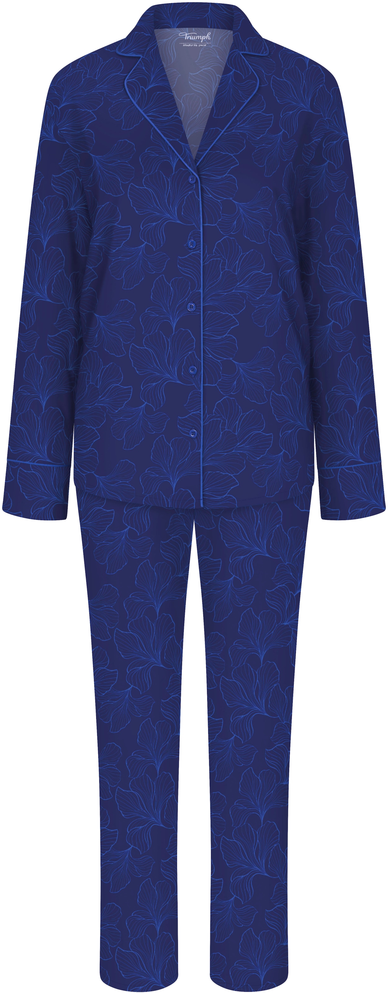 Triumph Schlafanzug 2 tlg. mit klassischem Reverskragen