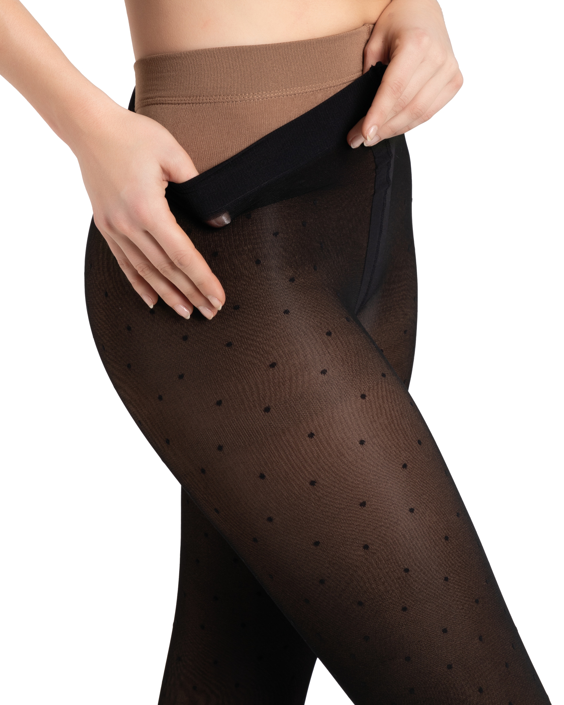 Camano Thermostrumpfhose »comfort« 80 80 DEN Strumpfhosen mit transparenter 20 DEN Optik