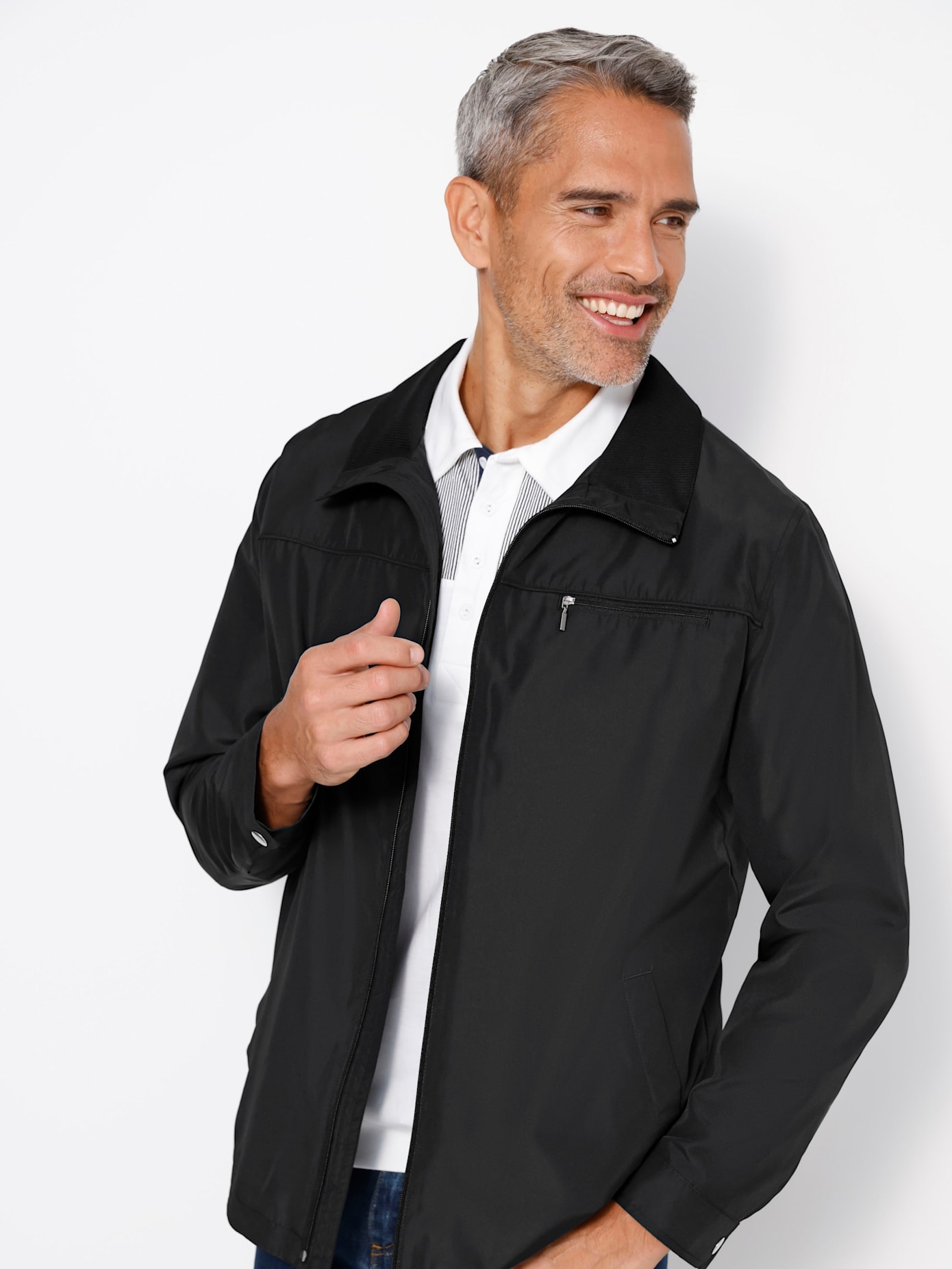 Classic Langjacke ohne Kapuze