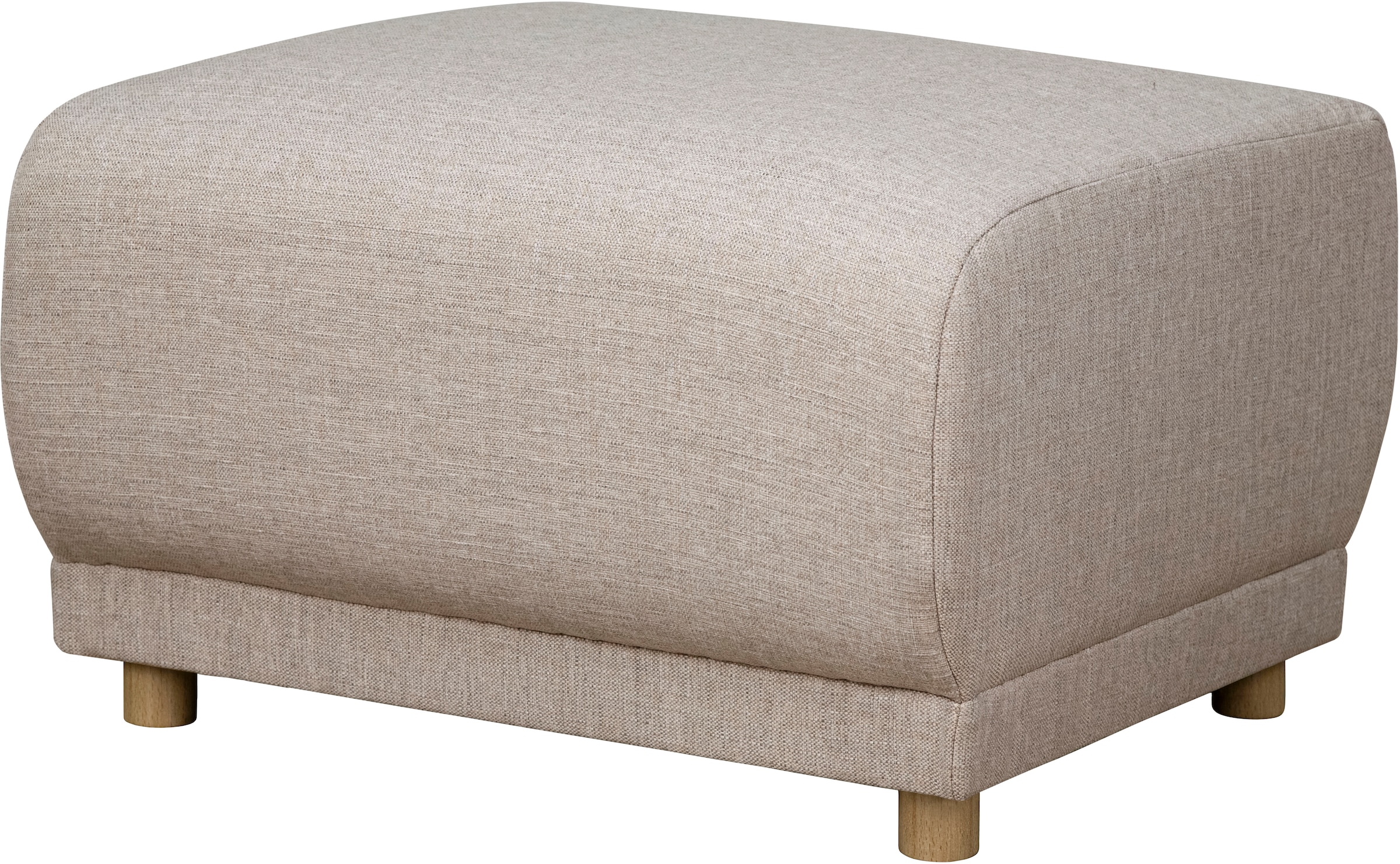 Home affaire Polsterhocker »LEMPS« klein passend zur Serie, B/T/H: 70/70/46 cm