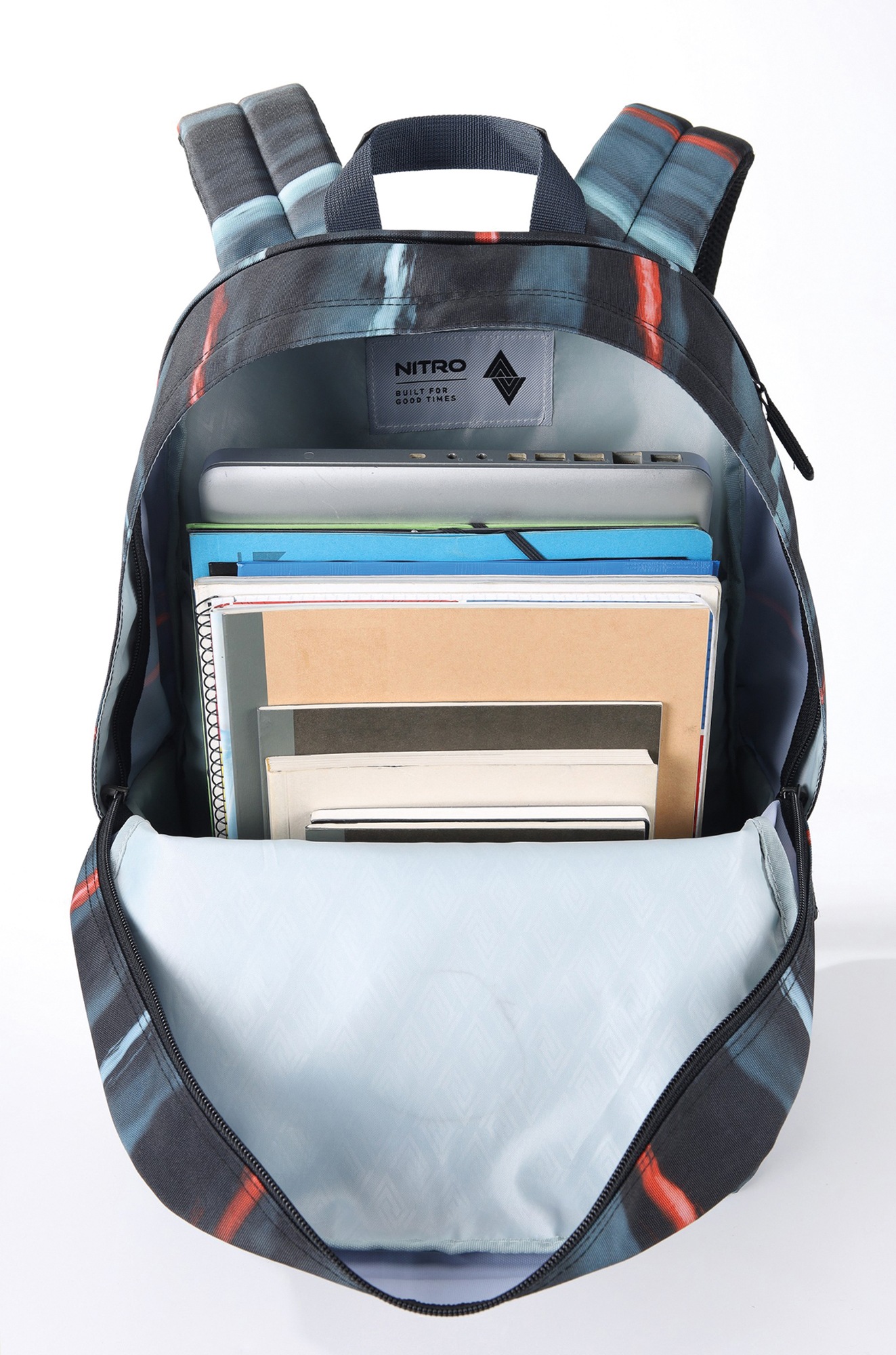 NITRO Sac à dos de loisirs »Urban Plus« Daypack, Streetpack im Retro-Look, Alltagsrucksack, Schulrucksack