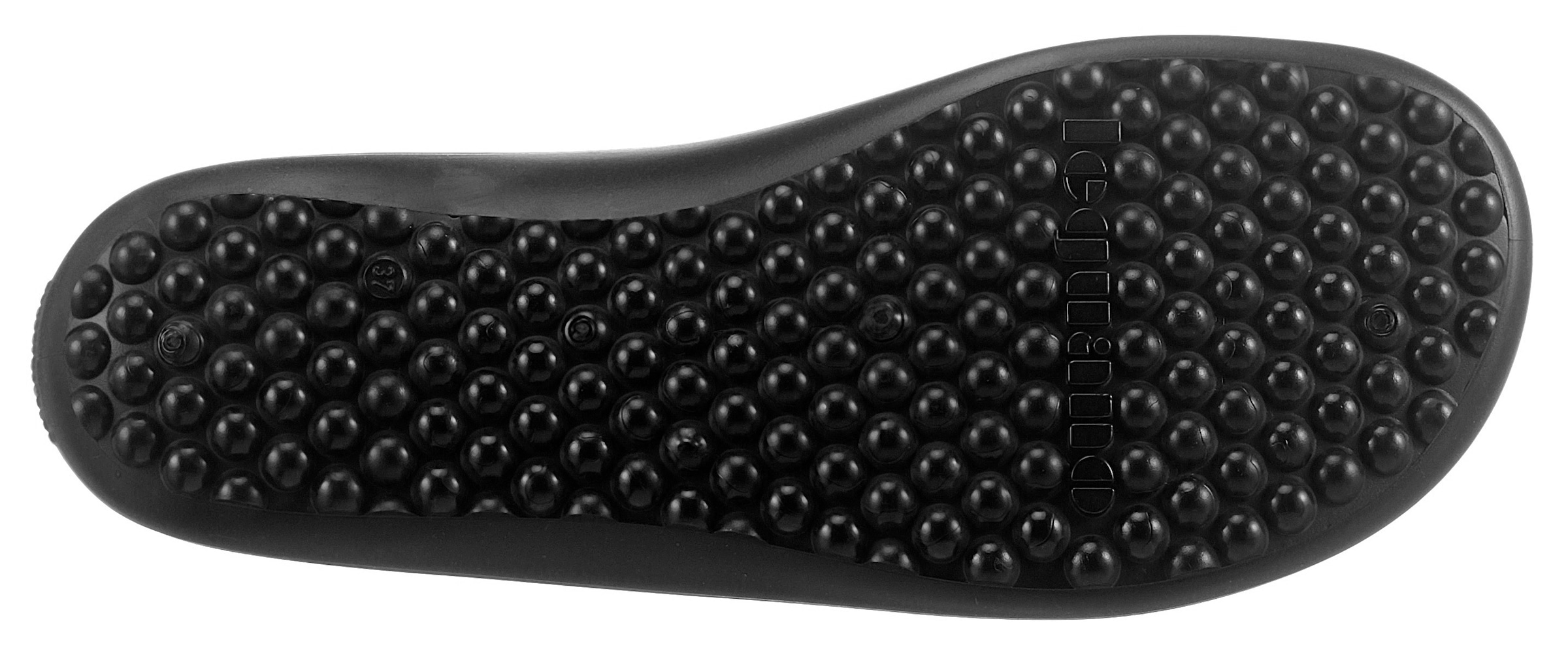 Leguano Barfussschuh »SCIO«  Slipper, Freizeitschuh, Bequemschuh mit seitlichem Logo-Emblem