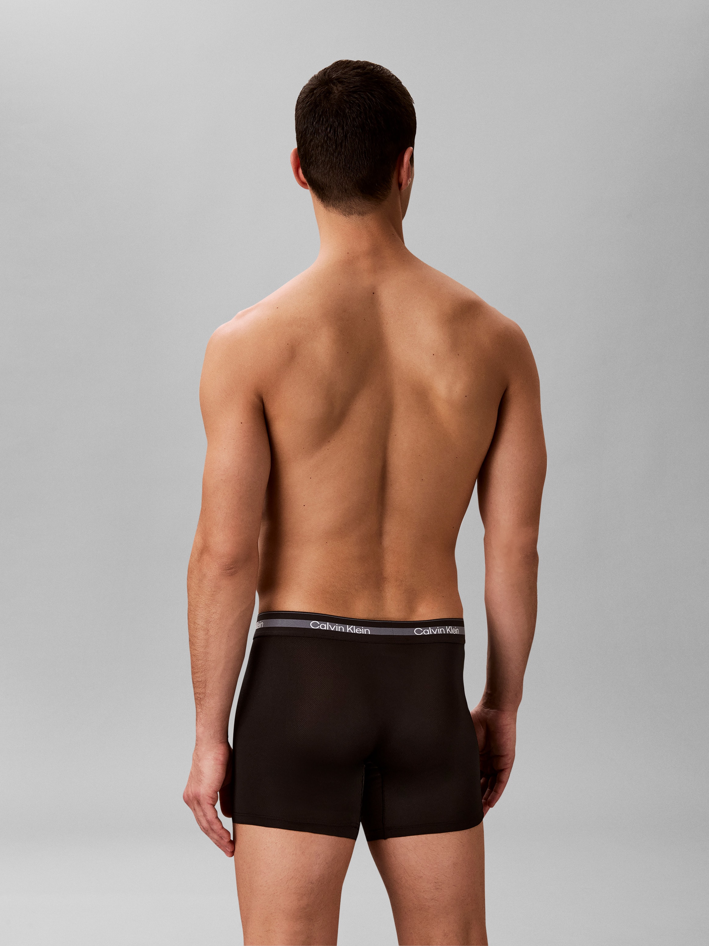 Calvin Klein Underwear Boxers Paquet, pack de 3, 3 cuis Coupe près du corps avec ceinture élastique