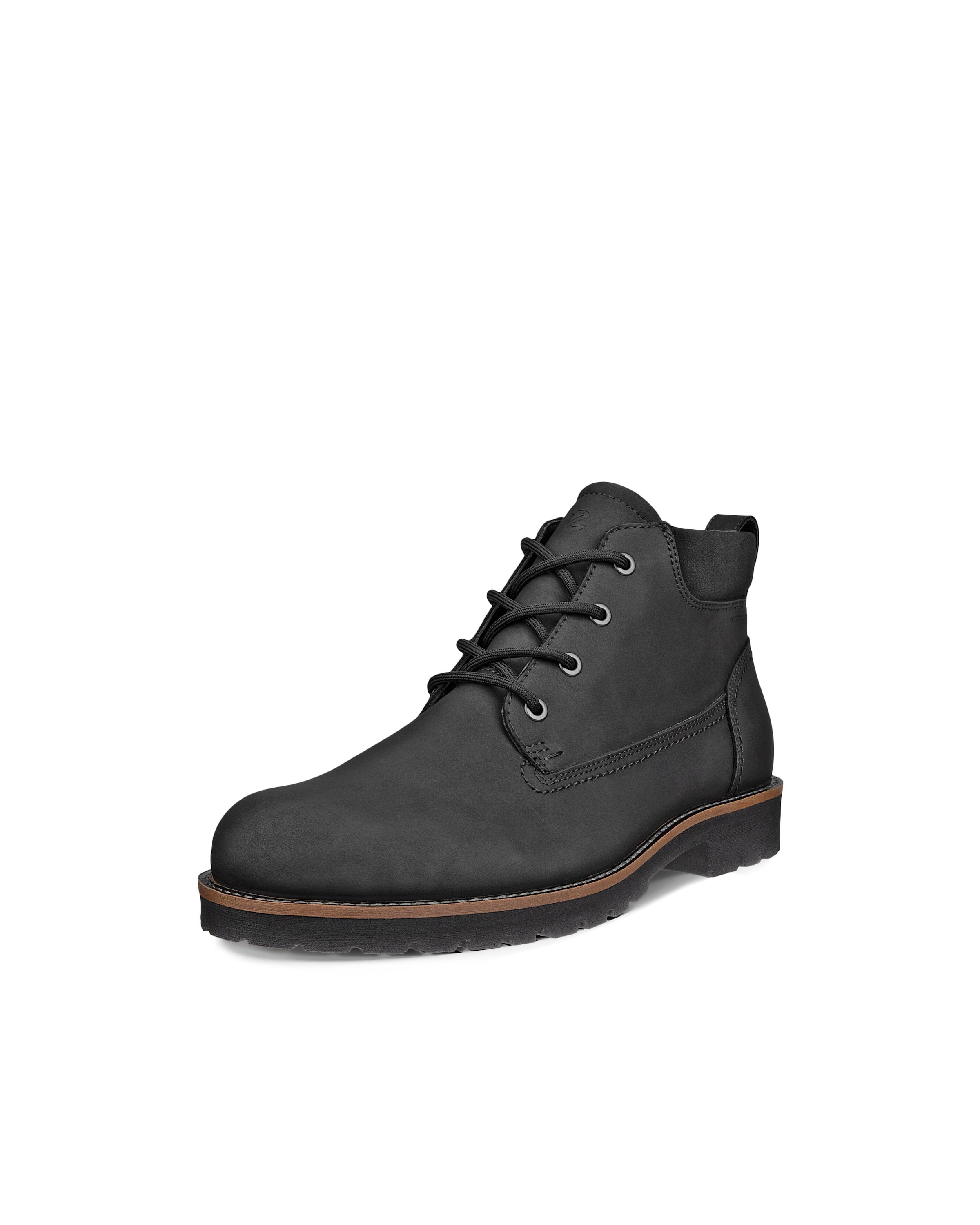 Ecco Schnürstiefelette »ECCO CHARLESTOWN«  Schnürboots, Workerboots mit Profilsohle, waterproof