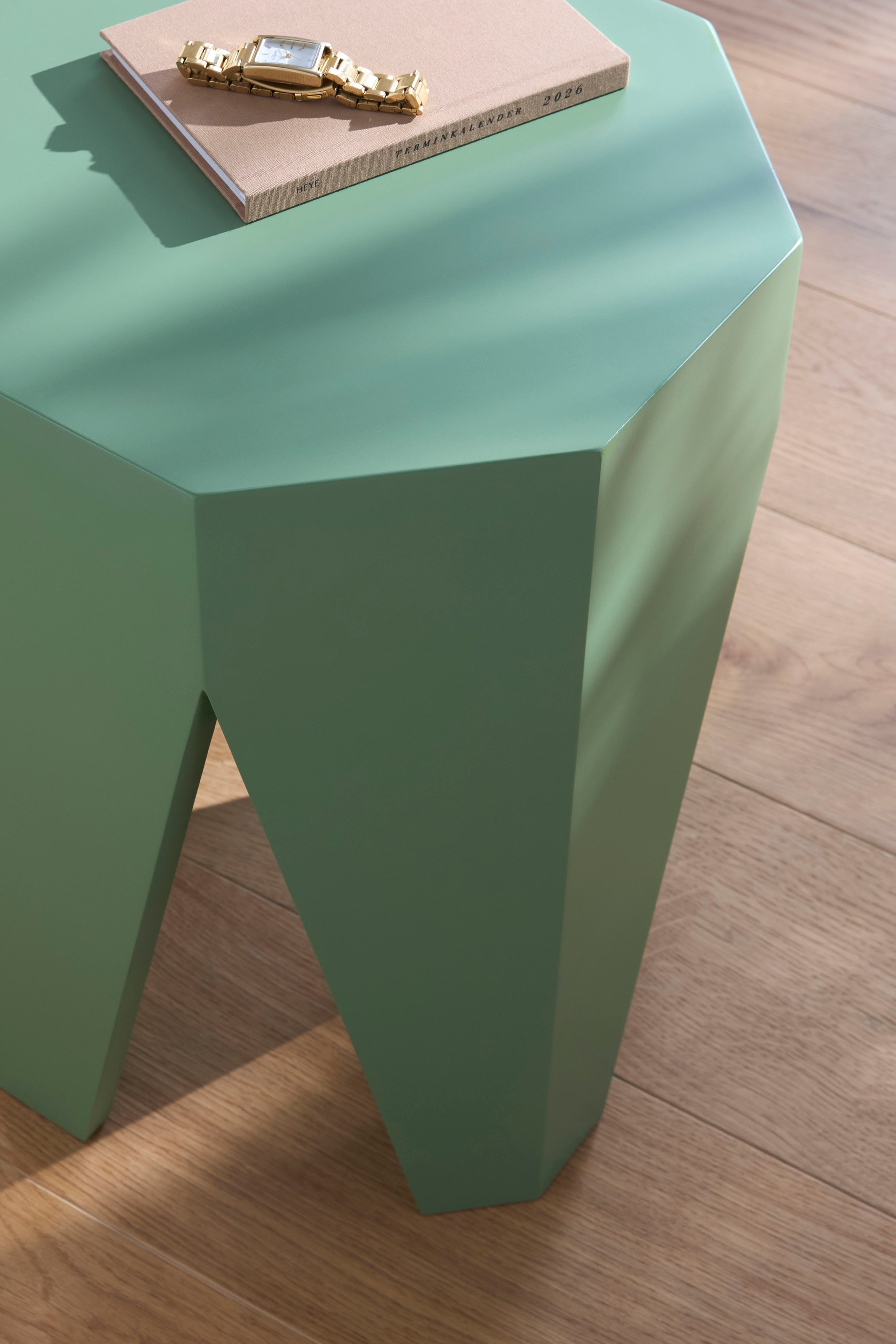 s.Oliver Table d'appoint »Högsby« en MDF laqué vert sauge, largeur 35, hauteur 45 cm