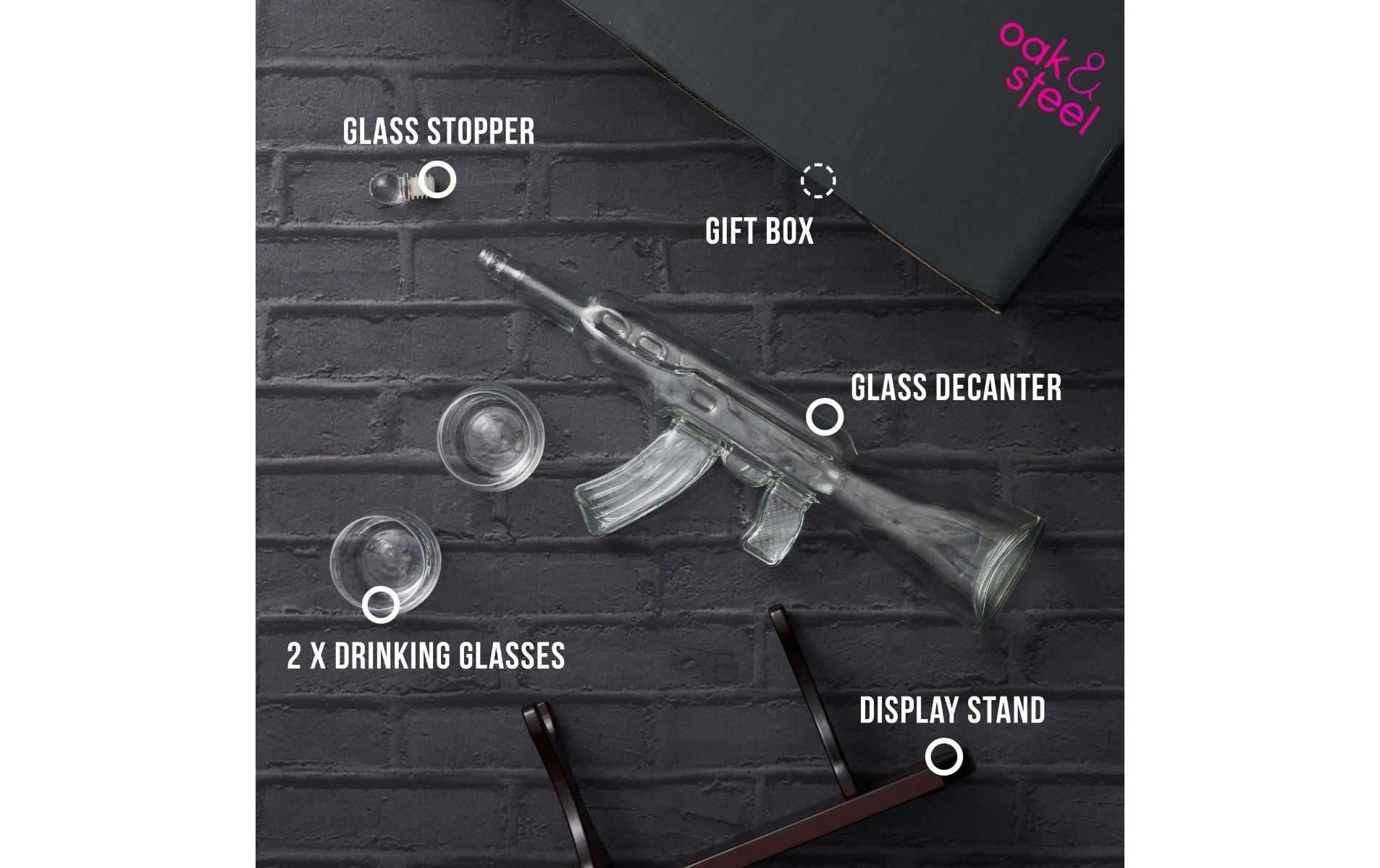   Dekanter »Oak & Steel Dekanter Gewehr 0.8 l«