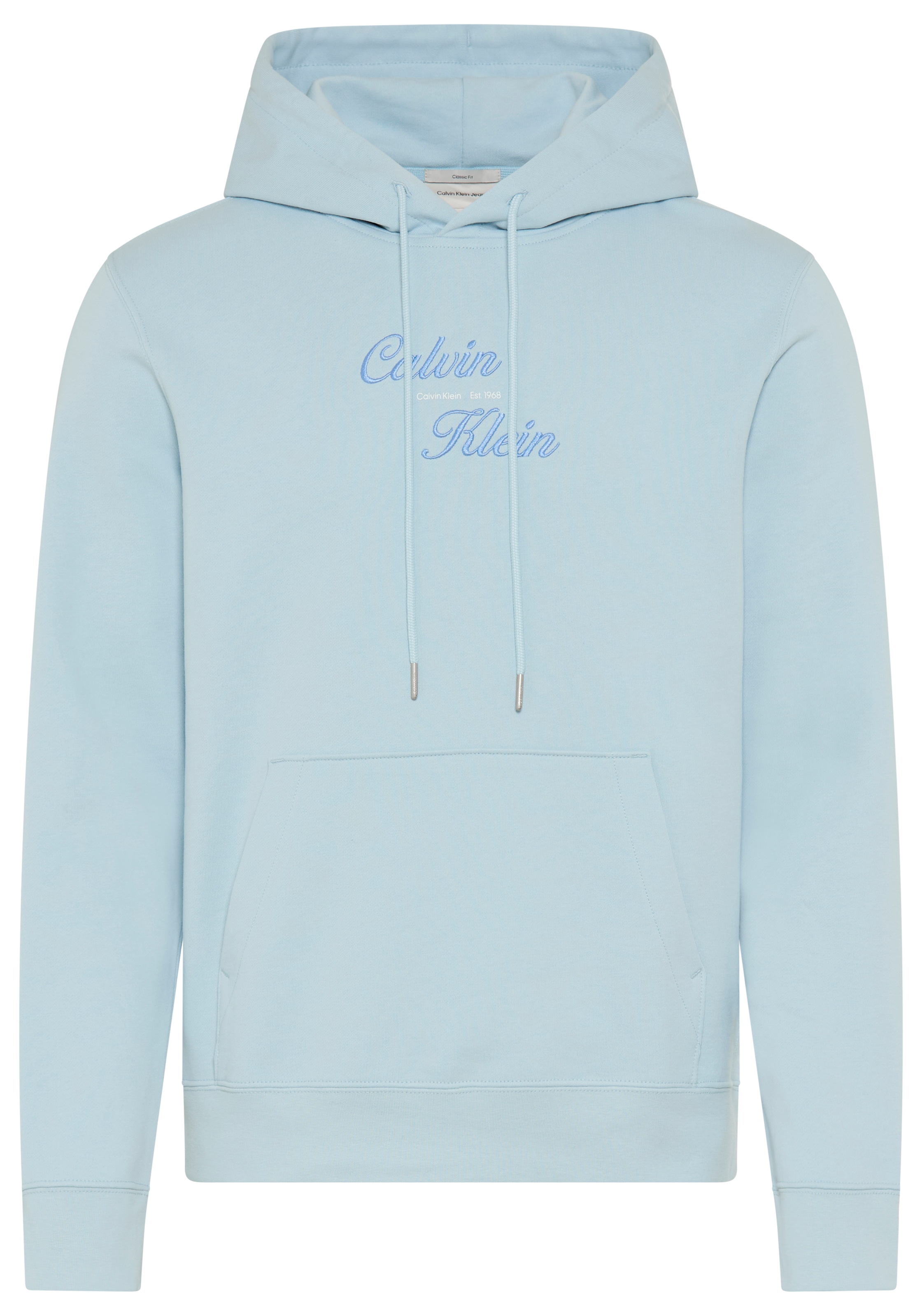 Calvin Klein Jeans Kapuzensweatshirt , Stickerei, Regular Fit, reine Baumwolle

