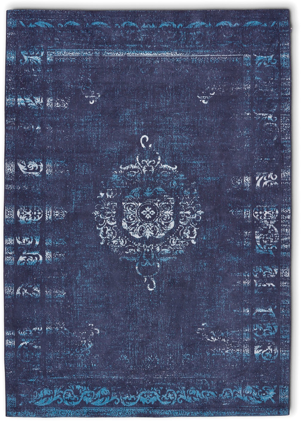 GALLERY M branded by Musterring Teppich »Medaillon« rechteckig 5 mm Höhe Flachgewebe, Wohnzimmer